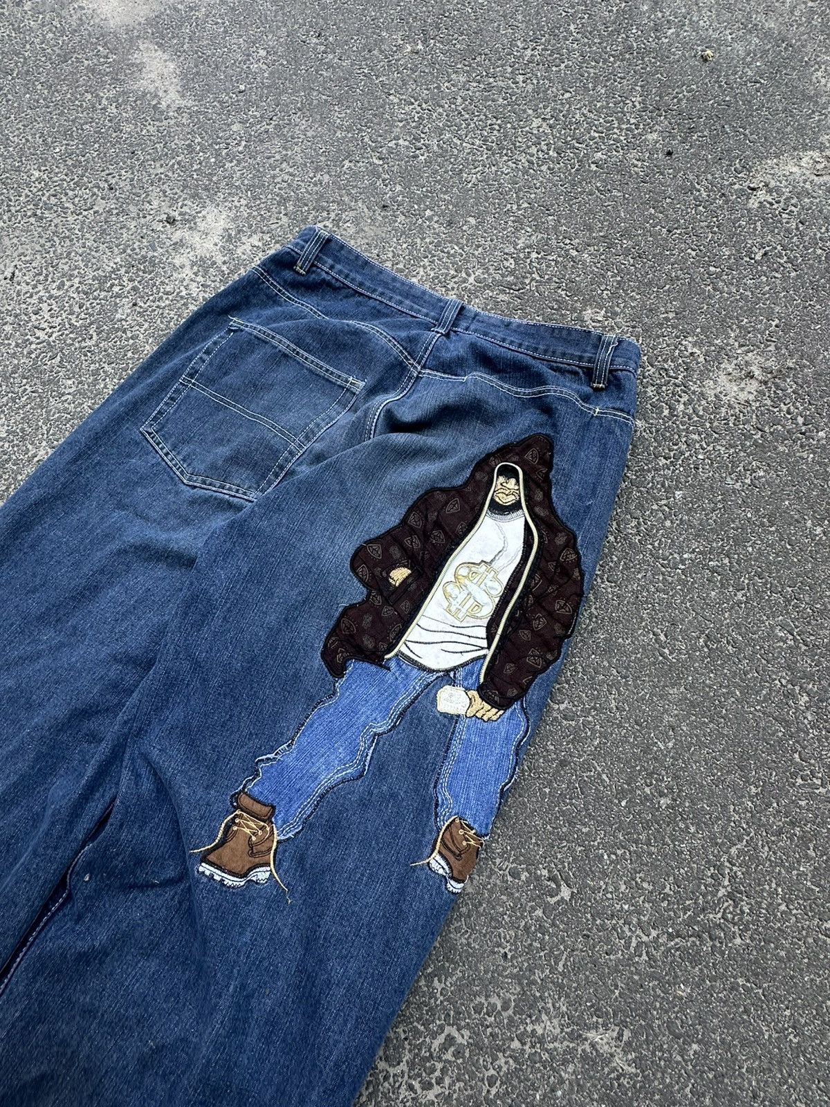 Other Baggy Rap Jeans JNCO Style 90s Wide Leg Size US 34 / EU 50 - 4 Thumbnail