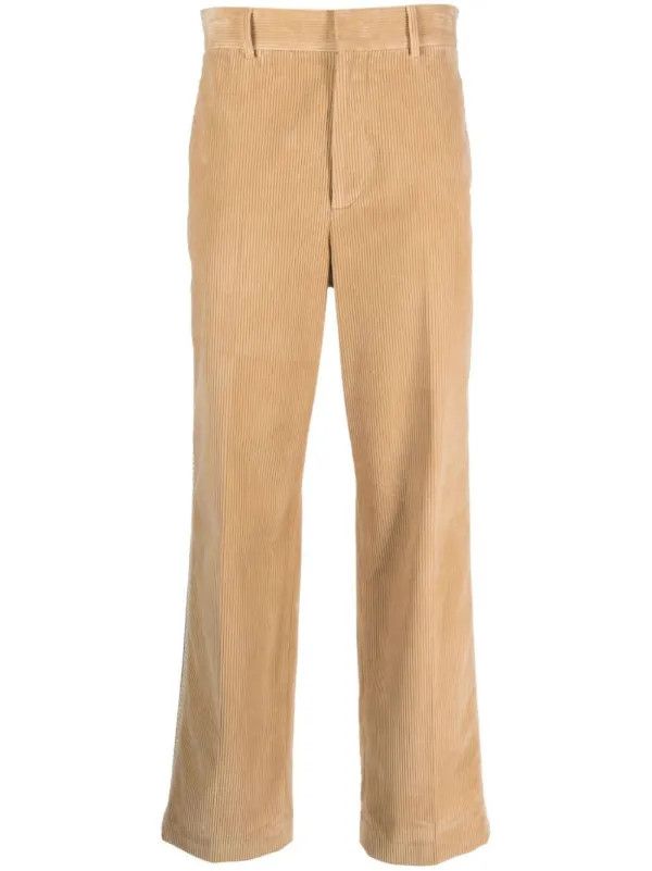 Palm Angels o1y0325 Logo Casual Pant in Beige Size US 34 / EU 50 - 1 Thumbnail