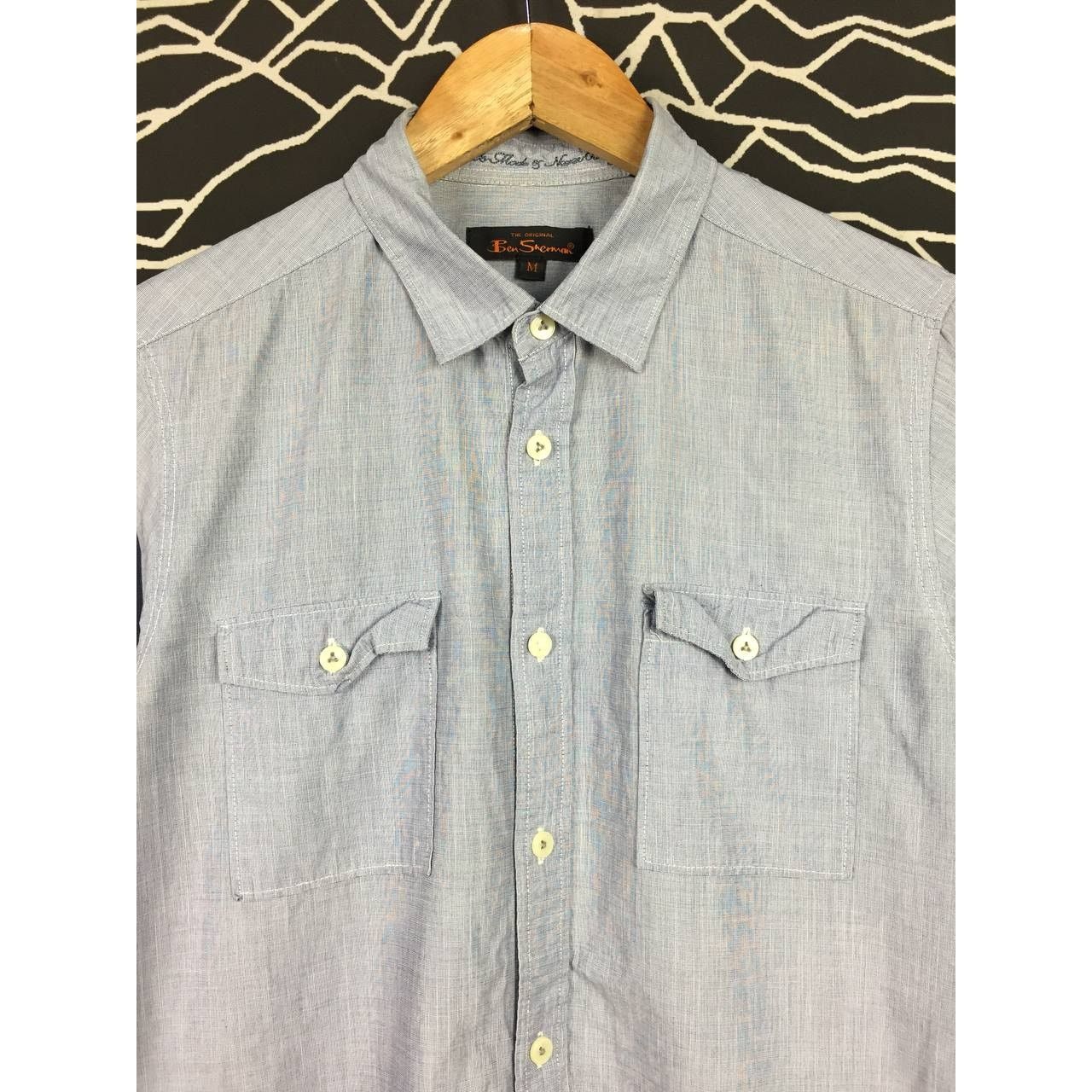Ben Sherman × Designer The Original Ben Sherman Double Pocket Button Up Shirt Size US M / EU 48-50 / 2 - 3 Thumbnail