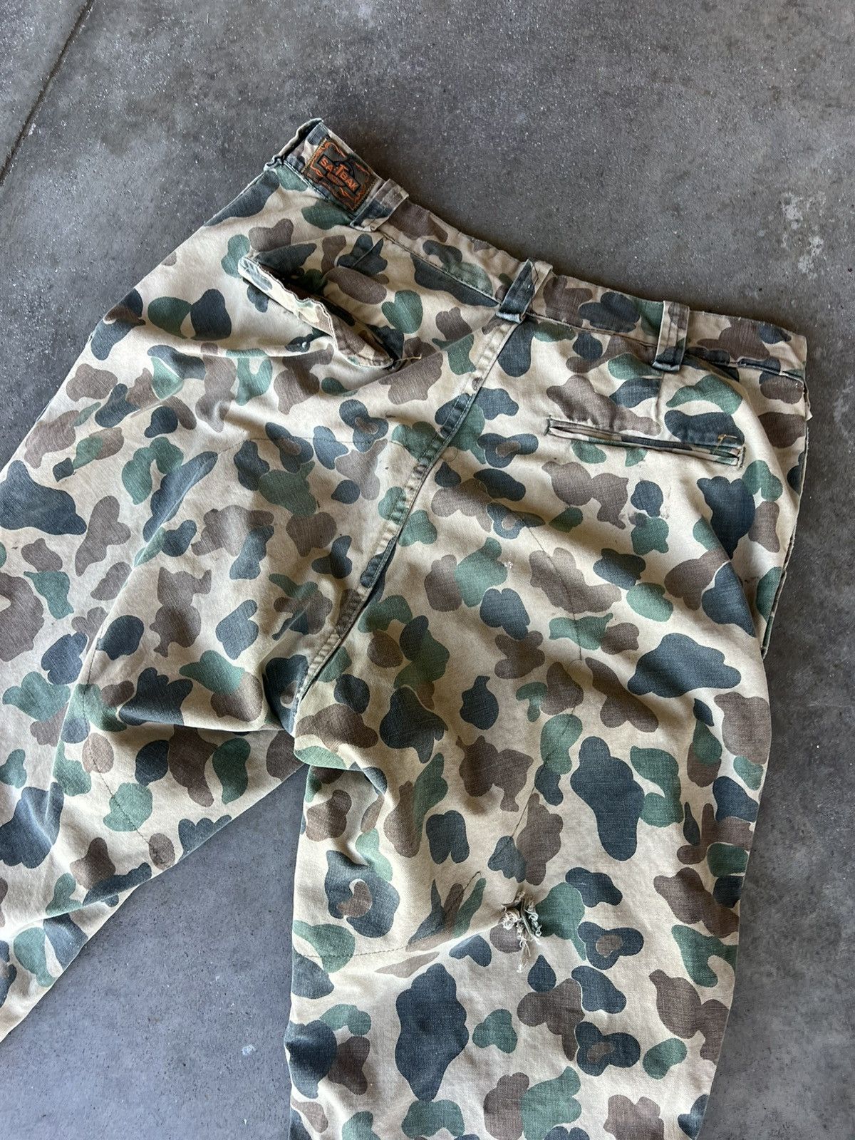 Vintage True Vintage 70’s Frog Print Camo Pants Size US 33 - 9 Thumbnail