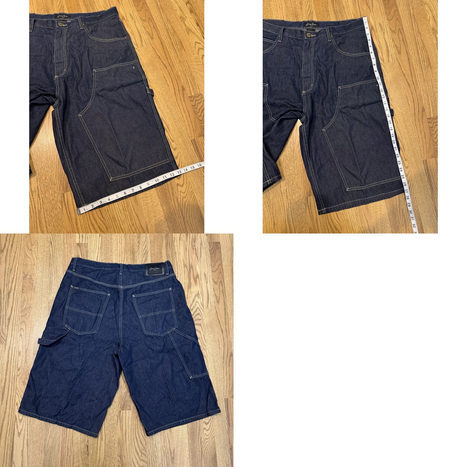 Sean John VINTAGE Sean John Shorts Men’s 36 Cargo Denim 5-Pocket Baggy Hip Hop Blues Size US 30 / EU 46 - 8 Thumbnail