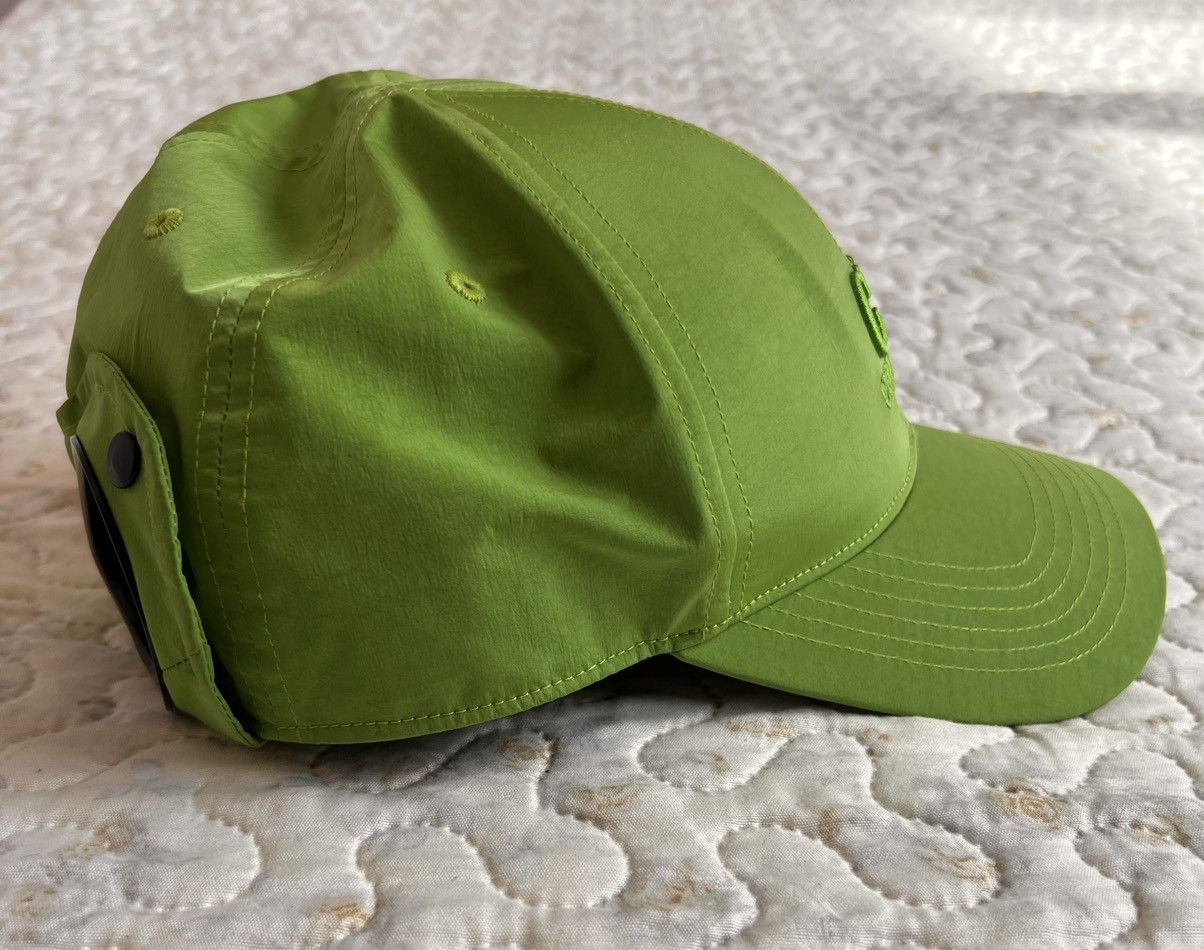 C.P. Company C.P. Company CHROME-R GOGGLE CAP glass hat cap green lime Size ONE SIZE - 5 Thumbnail