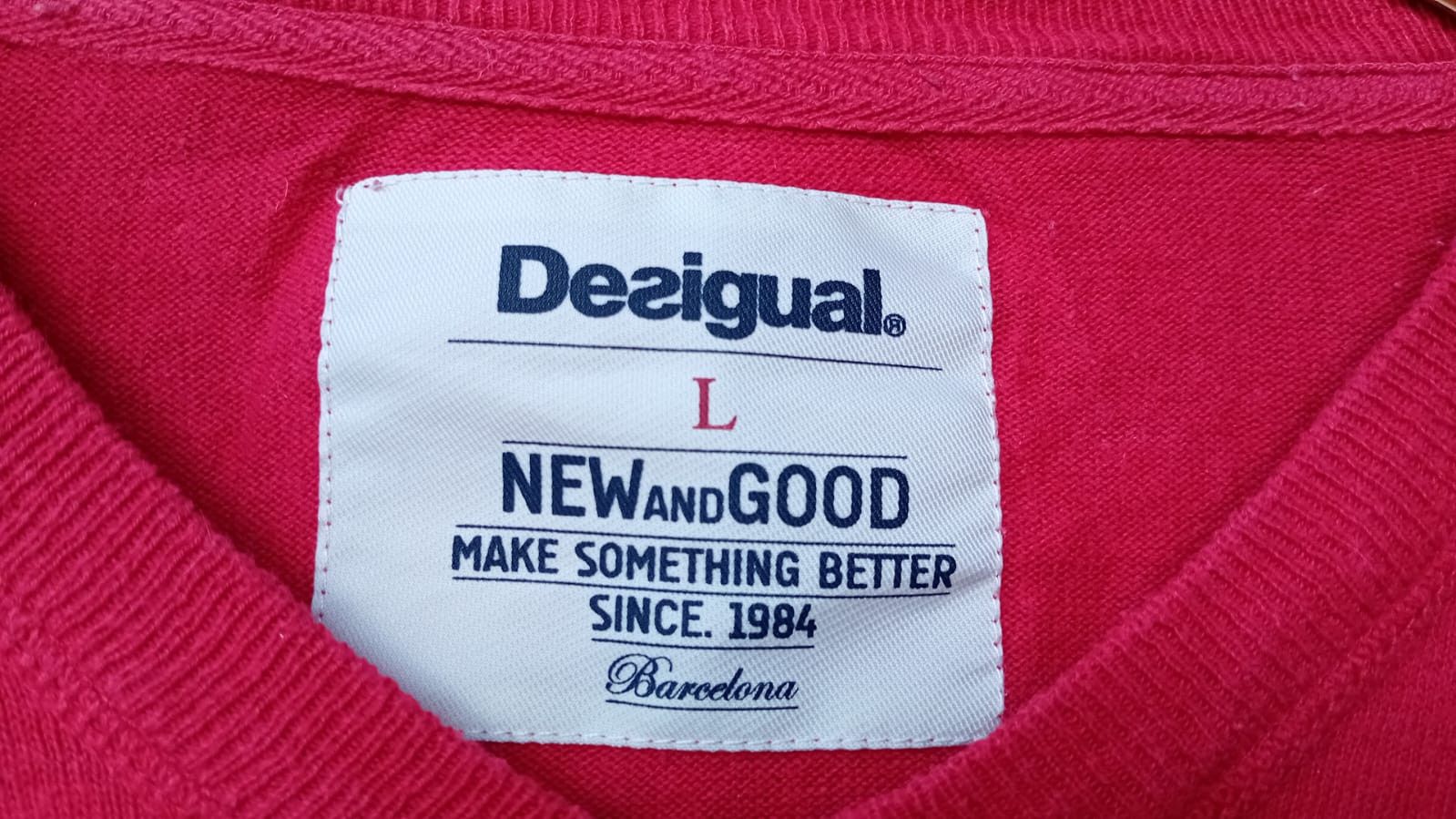 Desigual Desigual Barcelona V-neck Sweater 21J1110 sz L Size US L / EU 52-54 / 3 - 2 Thumbnail