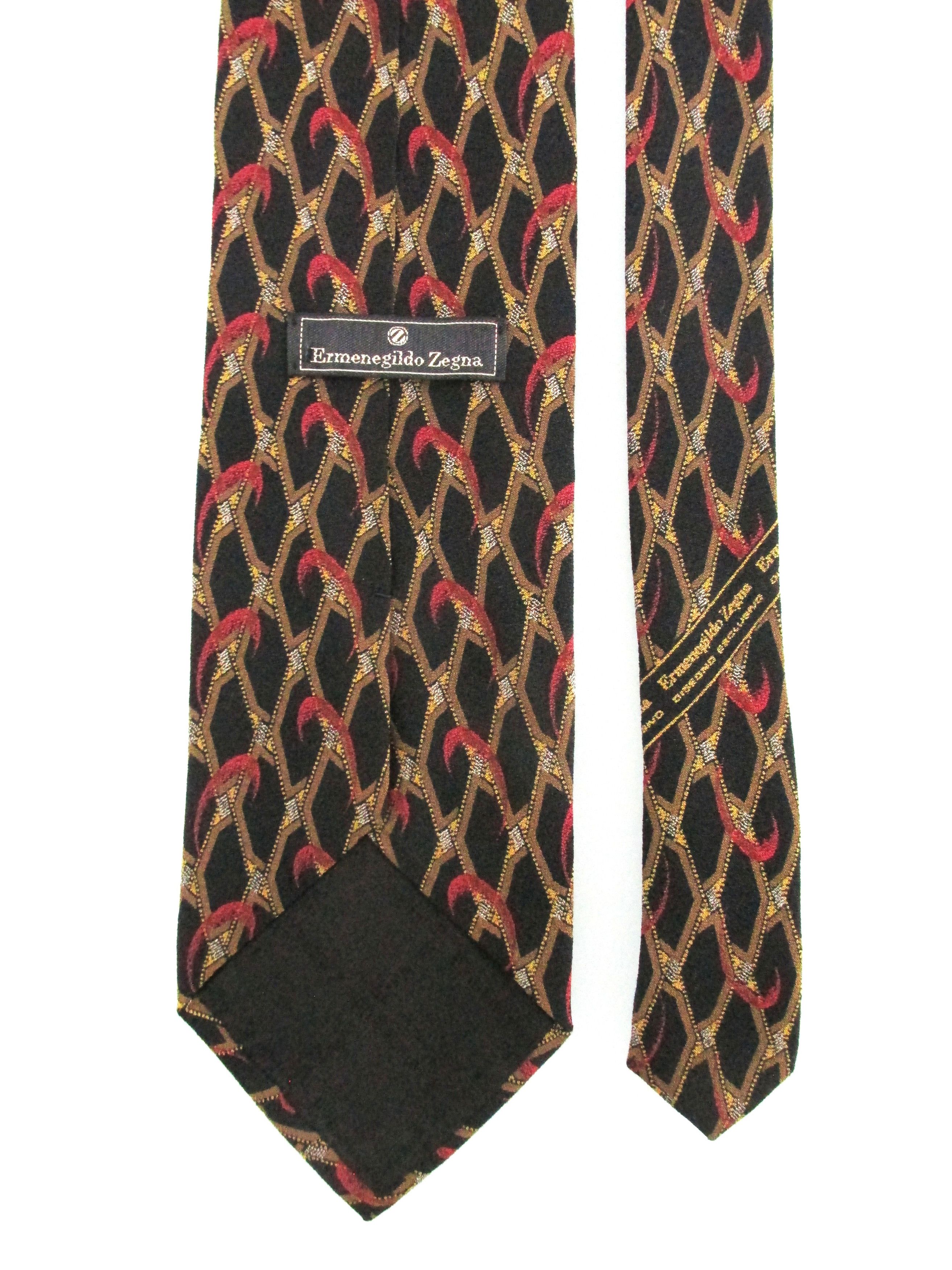 Ermenegildo Zegna Ermenegildo Zegna Men's Silk Tie Size ONE SIZE - 4 Thumbnail