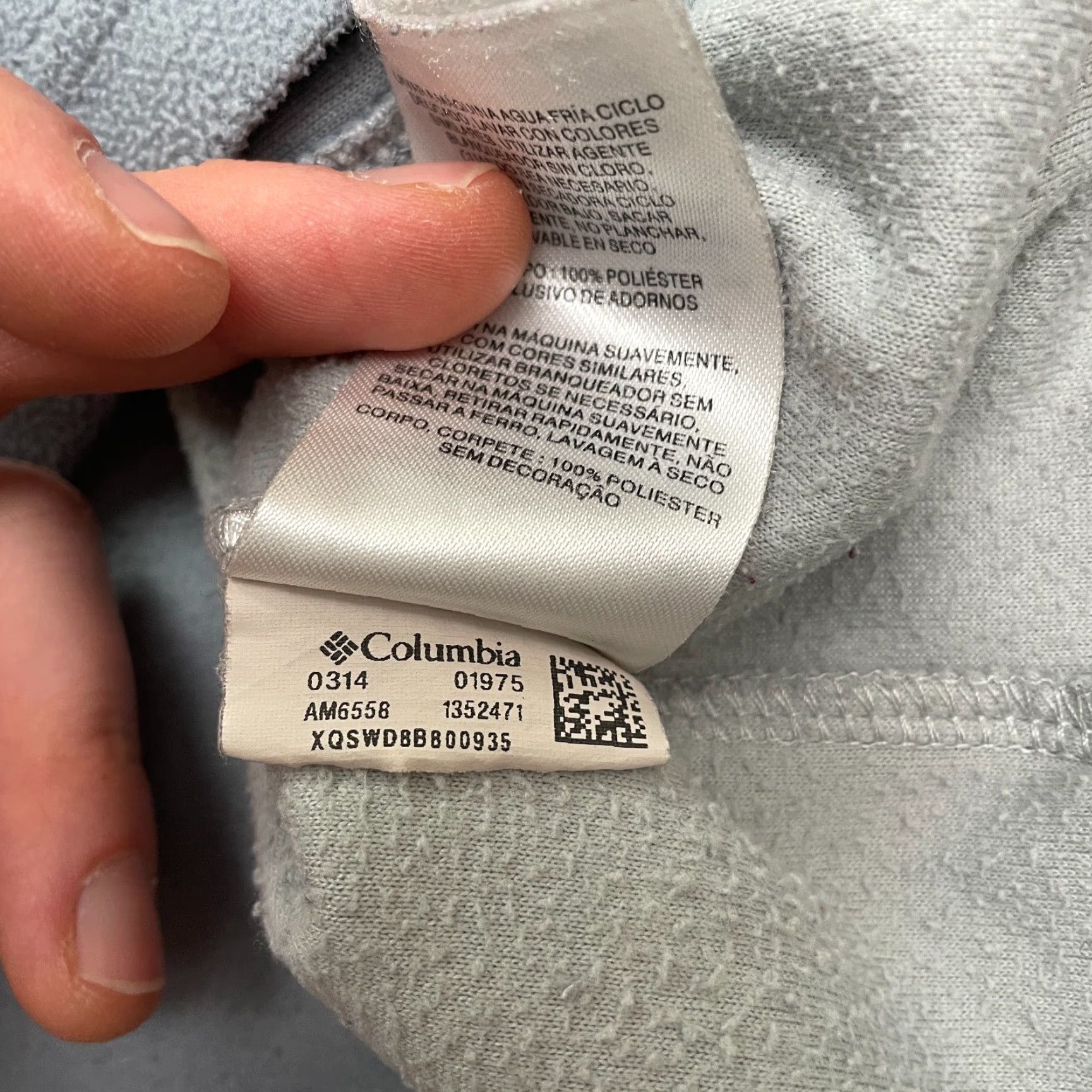 Vintage Columbia Klamath Range Fleece Jacket Mens XL Gray 1/4 Zip Lightweight Outdoor Size US XL / EU 56 / 4 - 7 Thumbnail