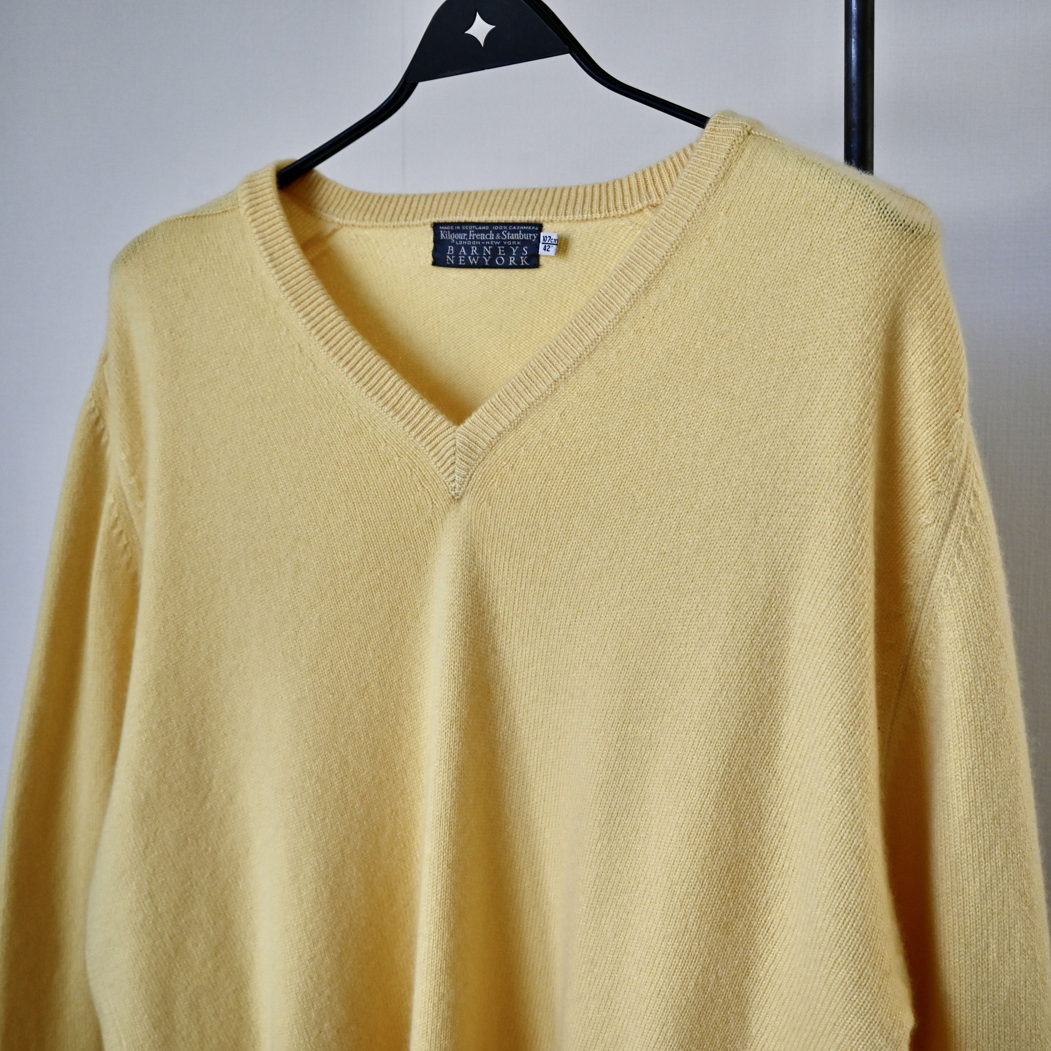 Barneys New York VTG 1990s Kilgour for BARNEYS NY Scottish cashmere sweater Size US L / EU 52-54 / 3 - 6 Thumbnail
