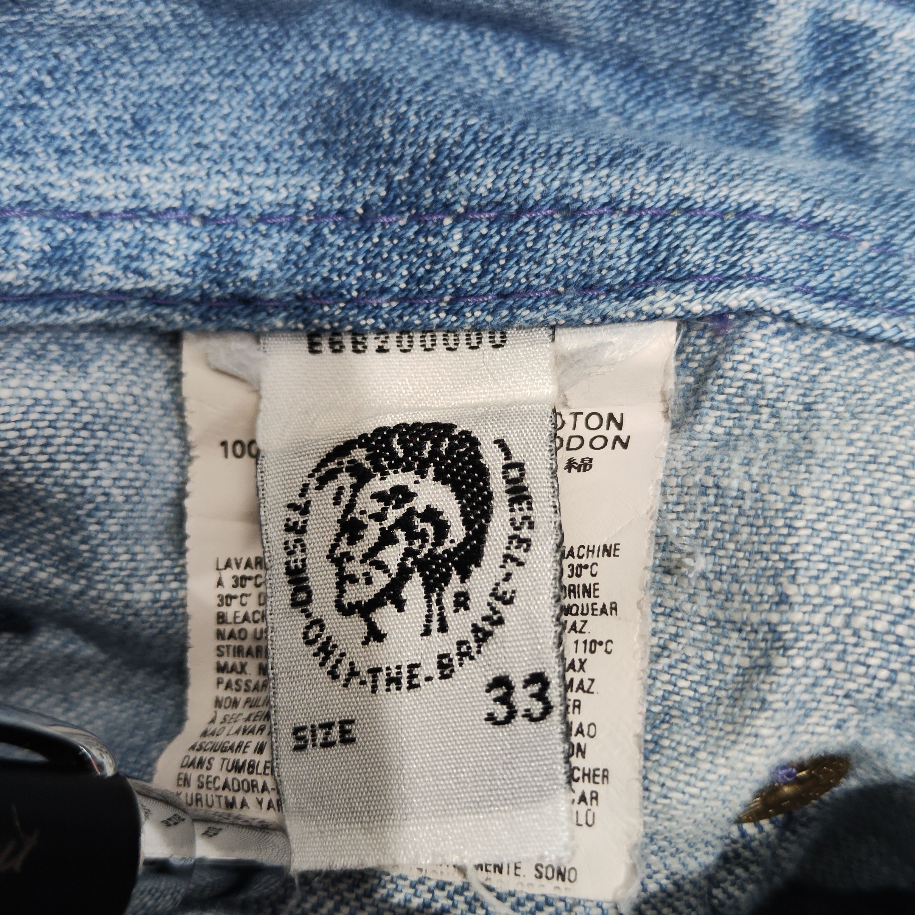 Diesel Diesel Baggy Y2k jeans faded W34. Size US 34 / EU 50 - 5 Thumbnail