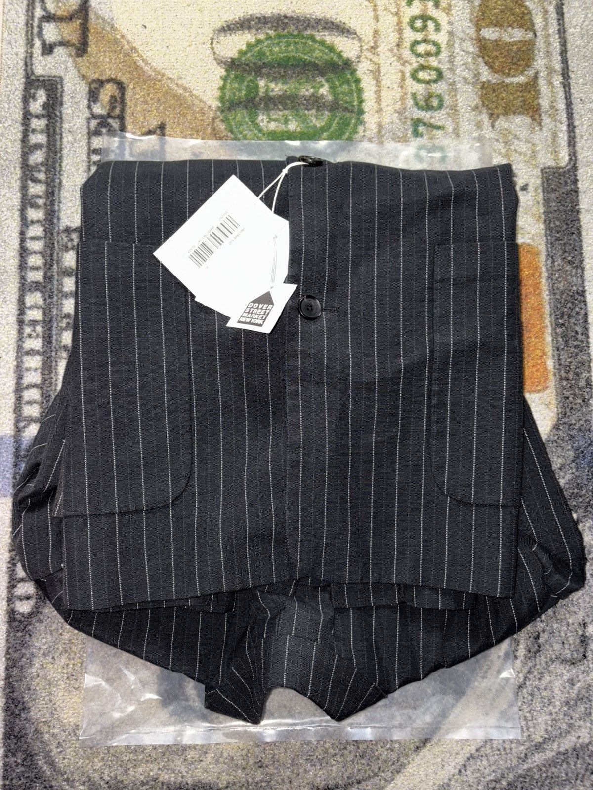 Supreme Lightweight Pinstripe Suit Black (XLARGE)
