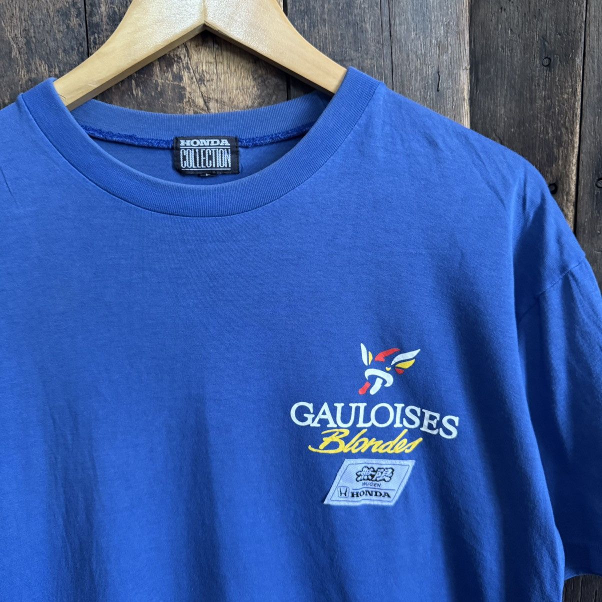 Honda Vintage Honda Gauloises Blondes Tshirt Size US M / EU 48-50 / 2 - 3 Thumbnail