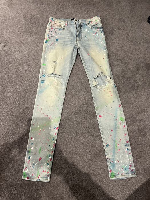 Mike amiri paint hot sale splatter jeans