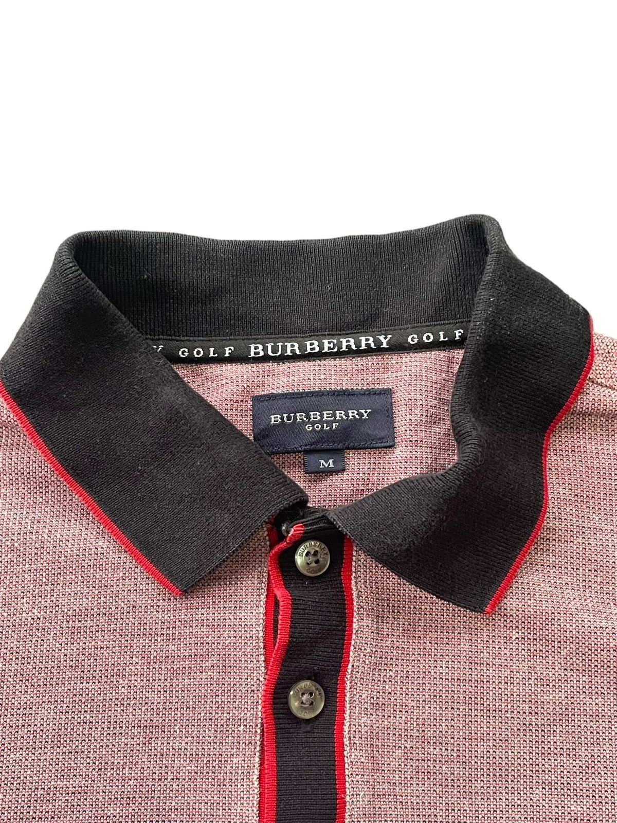 Burberry × Vintage Vintage Burberry Golf Polo Long Sleave Size US M / EU 48-50 / 2 - 5 Thumbnail