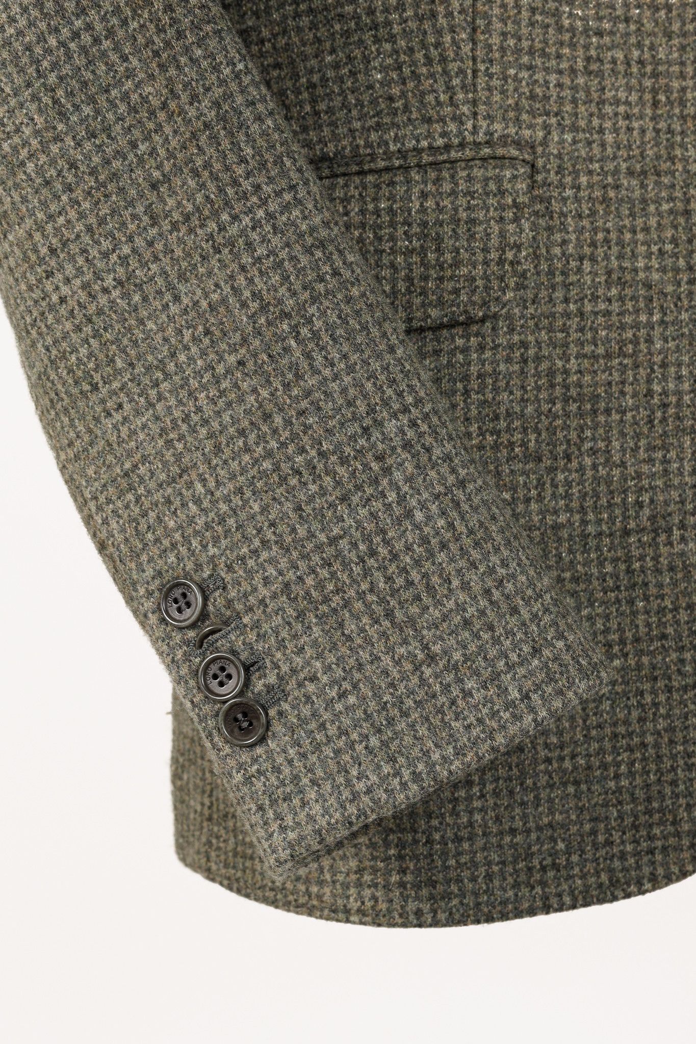 Loro Piana Loro Piana Green Houndstooth Cashmere-Blend Blazer Size M / US 6-8 / IT 42-44 - 6 Thumbnail