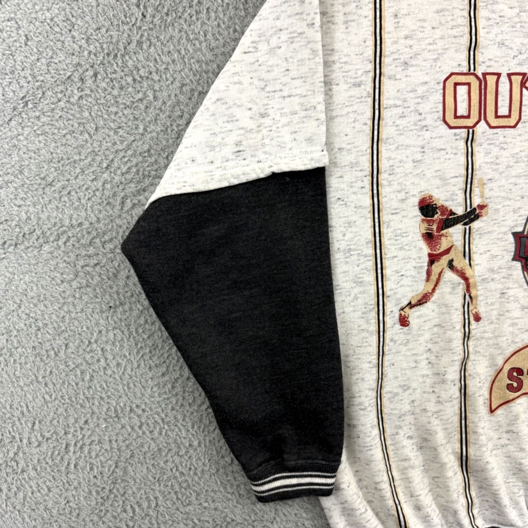 MLB VINTAGE Cosi Classics Sweatshirt Mens Large Baseball 90s St Louis MLB Pullover Gray Graphic Print Size US L / EU 52-54 / 3 - 4 Thumbnail