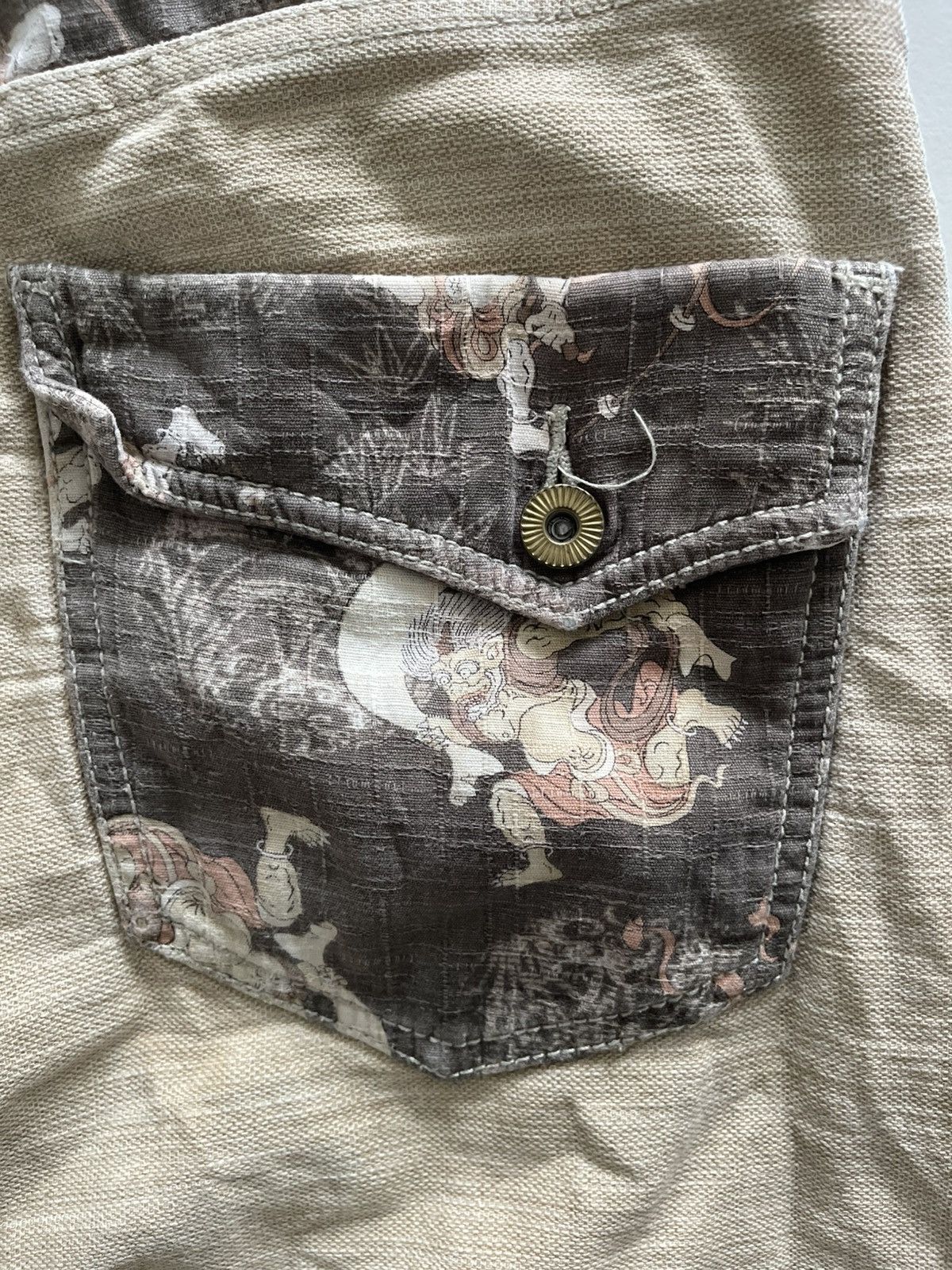 Japanese Brand Japanese Brand Fujin Raijin Colour Jeans Size US 34 / EU 50 - 11 Thumbnail