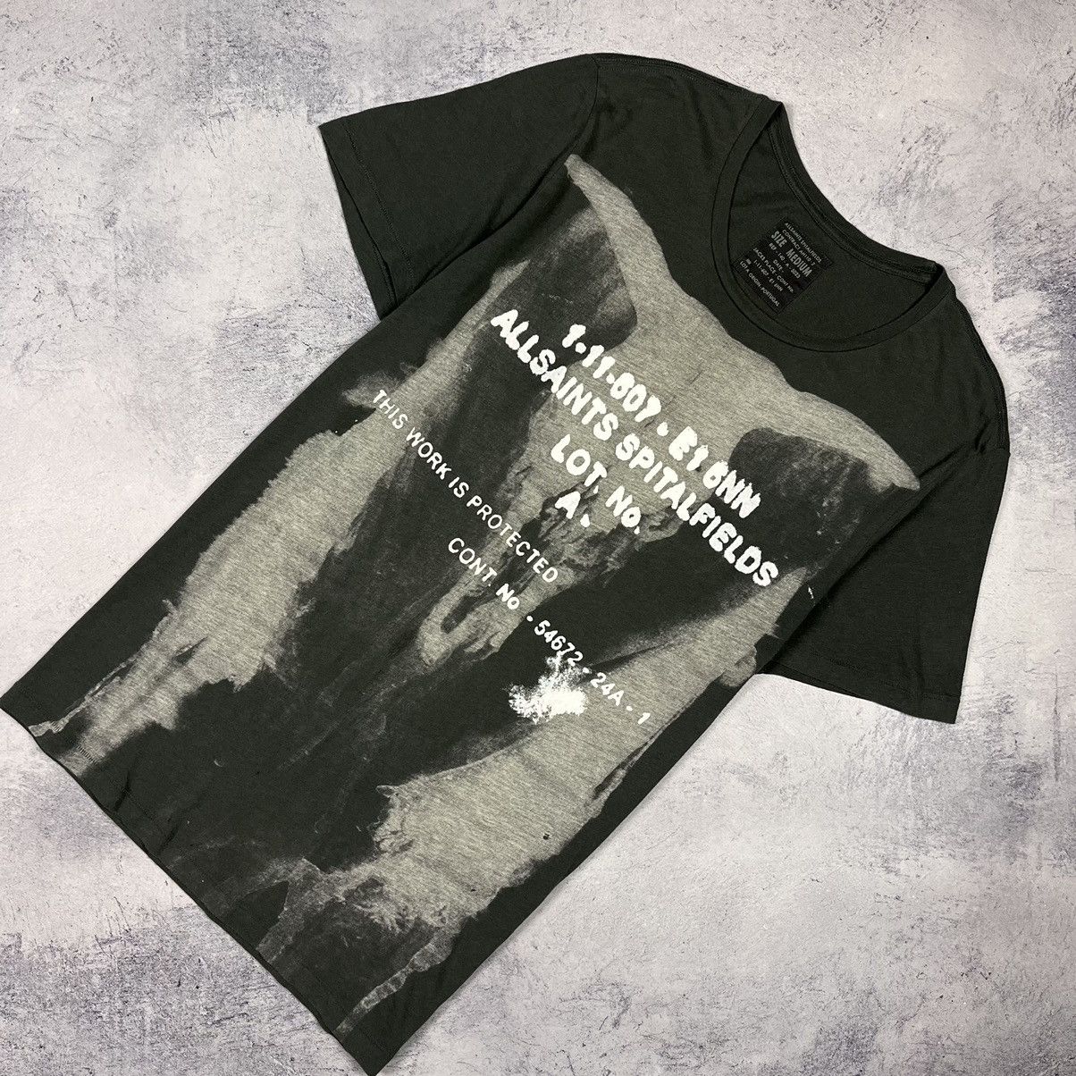 Designer Allsaints art big logo tee