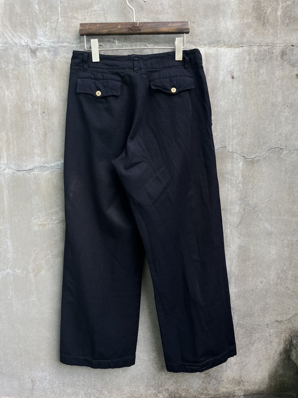 Comme des Garcons Wool Wide Legged Trousers Size US 31 - 4 Thumbnail
