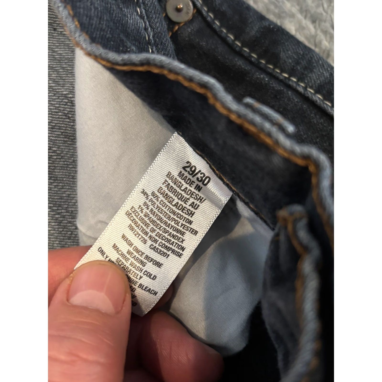 Vintage Aéropostale Jeans Mens Skinny Stretch Dark Wash Blue Denim Casual 29x30 30x30 Modern Slim Mens Baggy? Size US 29 - 3 Thumbnail