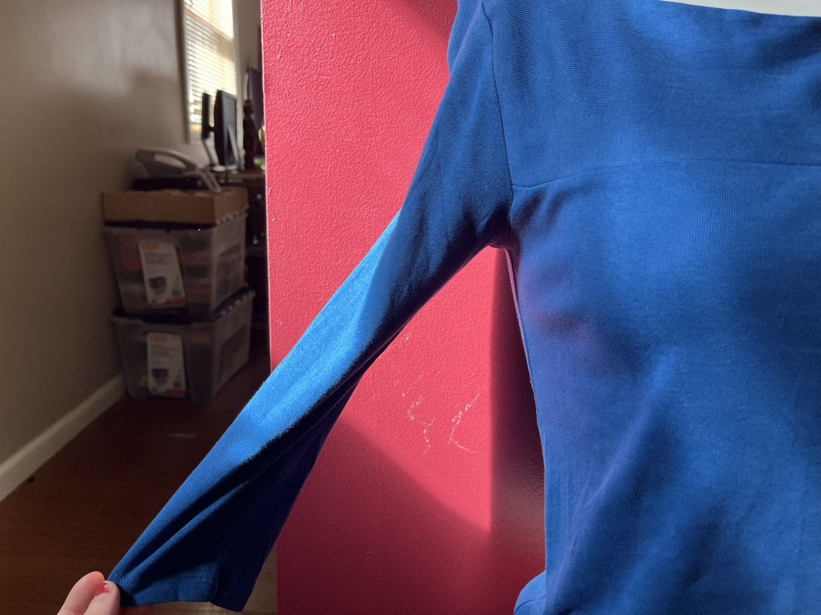 Ann Taylor Ann Taylor Blue Long Sleeve Shirt Size Small Size S / US 4 / IT 40 - 2 Thumbnail