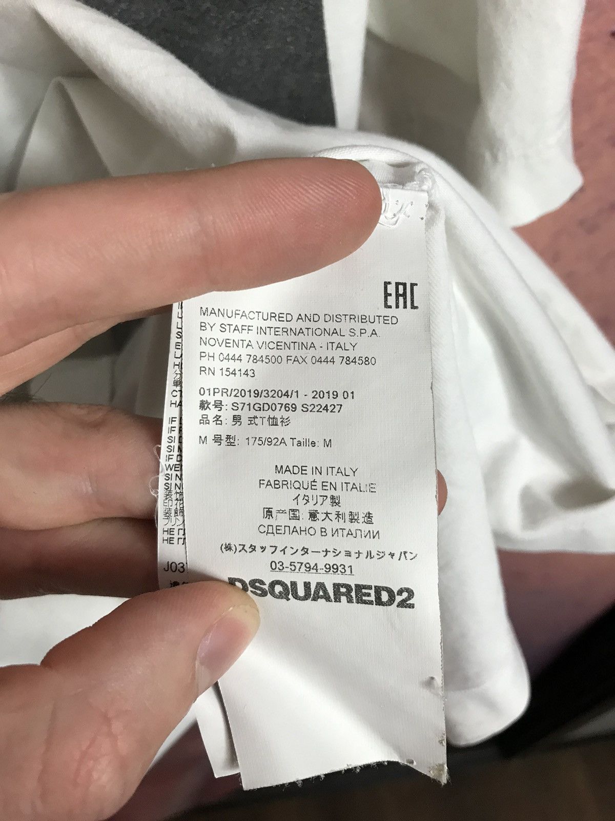 Dsquared2 Dsquared2 luxury streetwear tee Size US M / EU 48-50 / 2 - 6 Thumbnail
