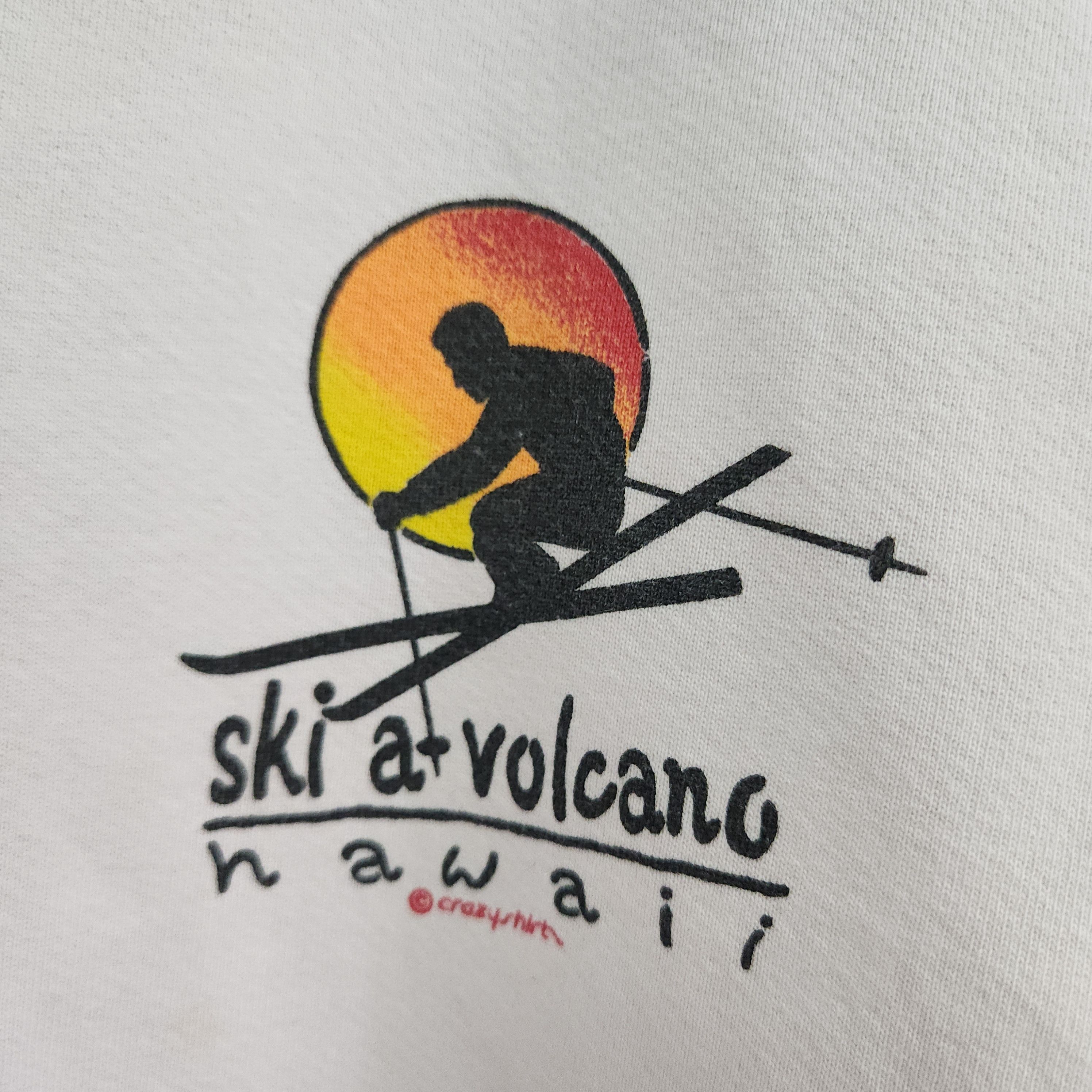 Other Vintage 1980s Ski A Volcano Hawaii Crazy Shirts Sweater Size US L / EU 52-54 / 3 - 16 Thumbnail