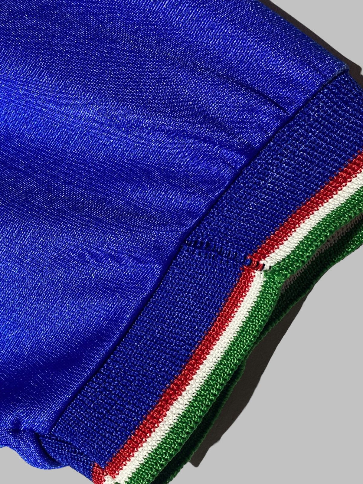 Diadora Vintage 80s Italy National Team Football Shirt Jeraey Blue Size US L / EU 52-54 / 3 - 10 Thumbnail