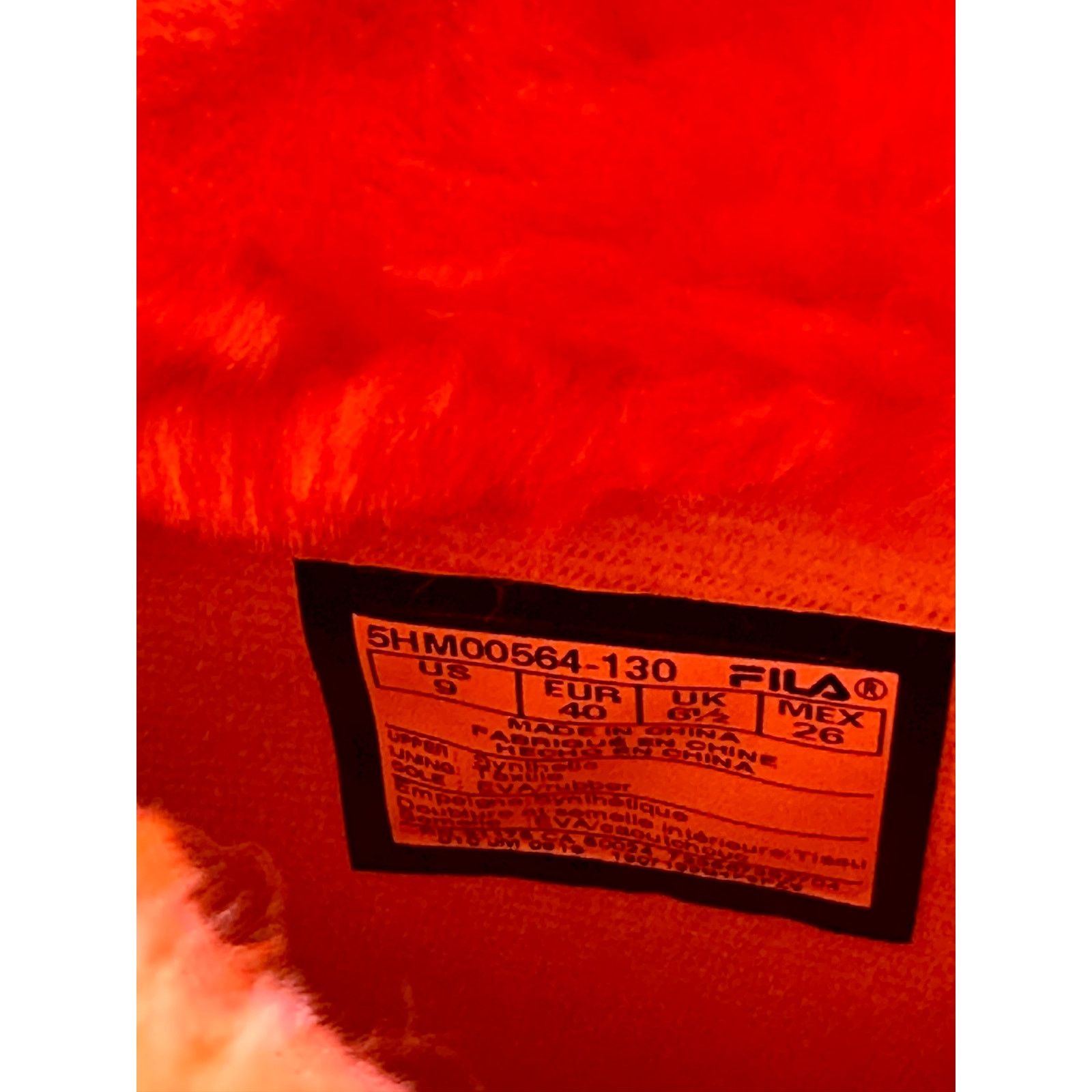 Fila Fila Disruptor Snow Boots Womens 9 Orange Shearling Winter Size US 9 / IT 39 - 10 Thumbnail