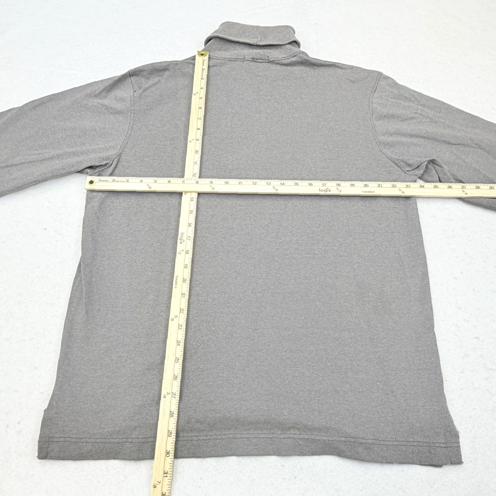 Polo Ralph Lauren Polo Ralph Lauren Sweater Mens XL Gray Turtleneck Pullover Knit Pocket Pony USA Size US XL / EU 56 / 4 - 7 Thumbnail