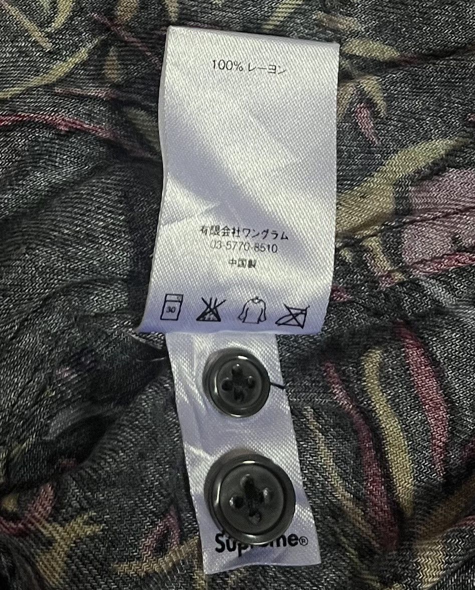 Supreme Supreme AW16 birds of paradise flowy rayon button up shirt Size US M / EU 48-50 / 2 - 6 Thumbnail