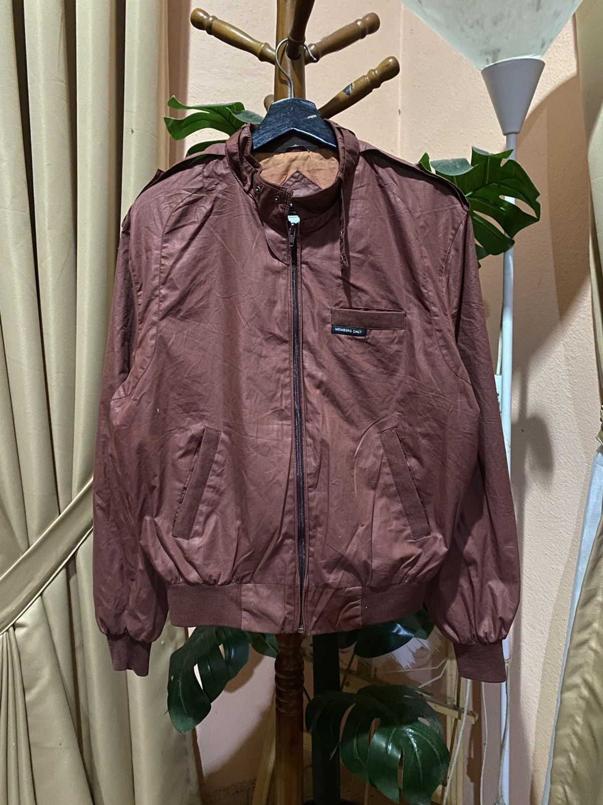 Members Only Vintage Members Only Europe Craft Jacket Brown HongKong Made Size US M / EU 48-50 / 2 - 3 Thumbnail