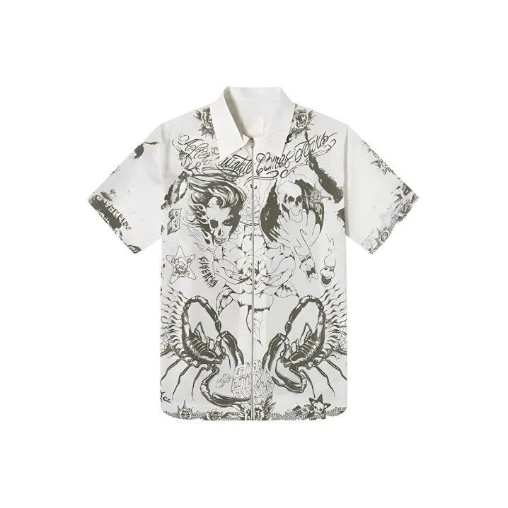Givenchy Givenchy SS21 Zip Print Short-Sleeve Shirt Size US XXS / EU 40 - 1 Thumbnail