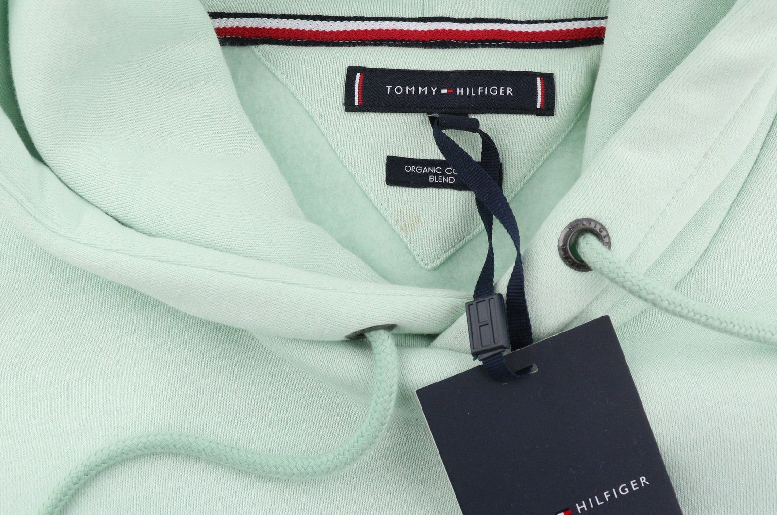 Tommy Hilfiger POCKET PLACEMENT 2XL Minty Essence Hoodie 87402 Size US XXL / EU 58 / 5 - 9 Thumbnail