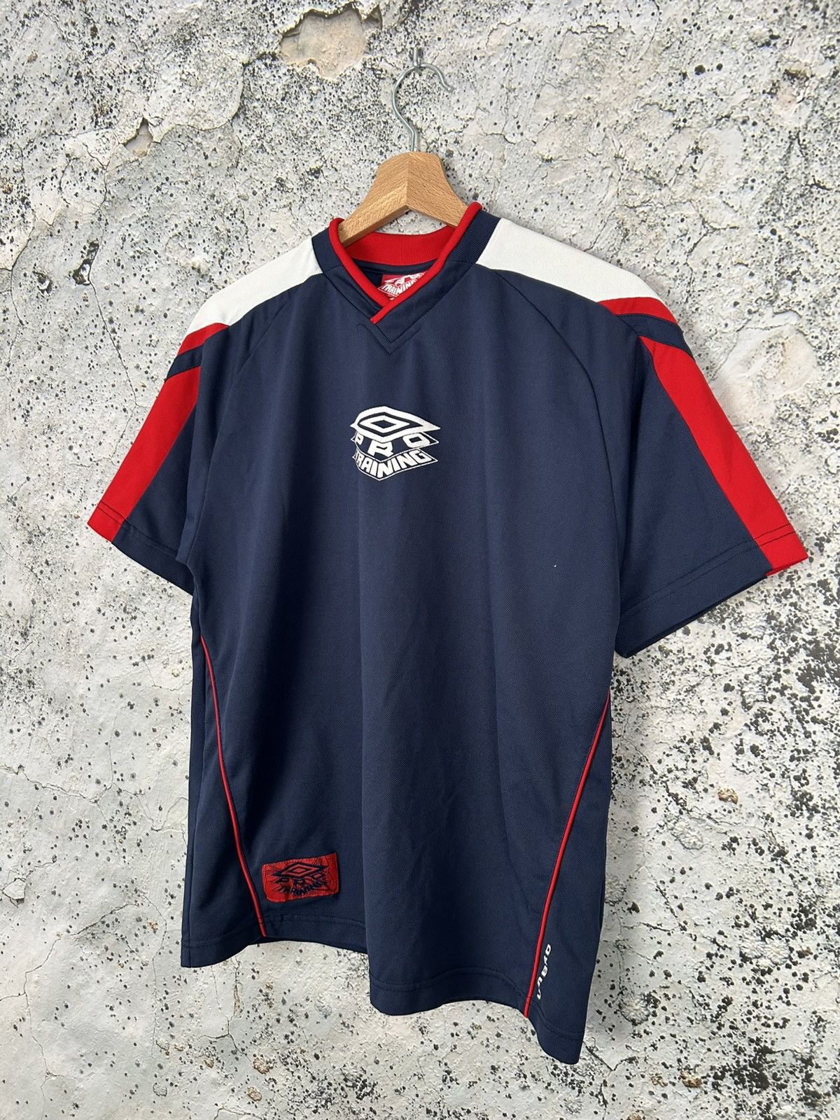 Umbro Vintage Umbro Pro Training Jersey Football Sport 90s Size US M / EU 48-50 / 2 - 2 Thumbnail