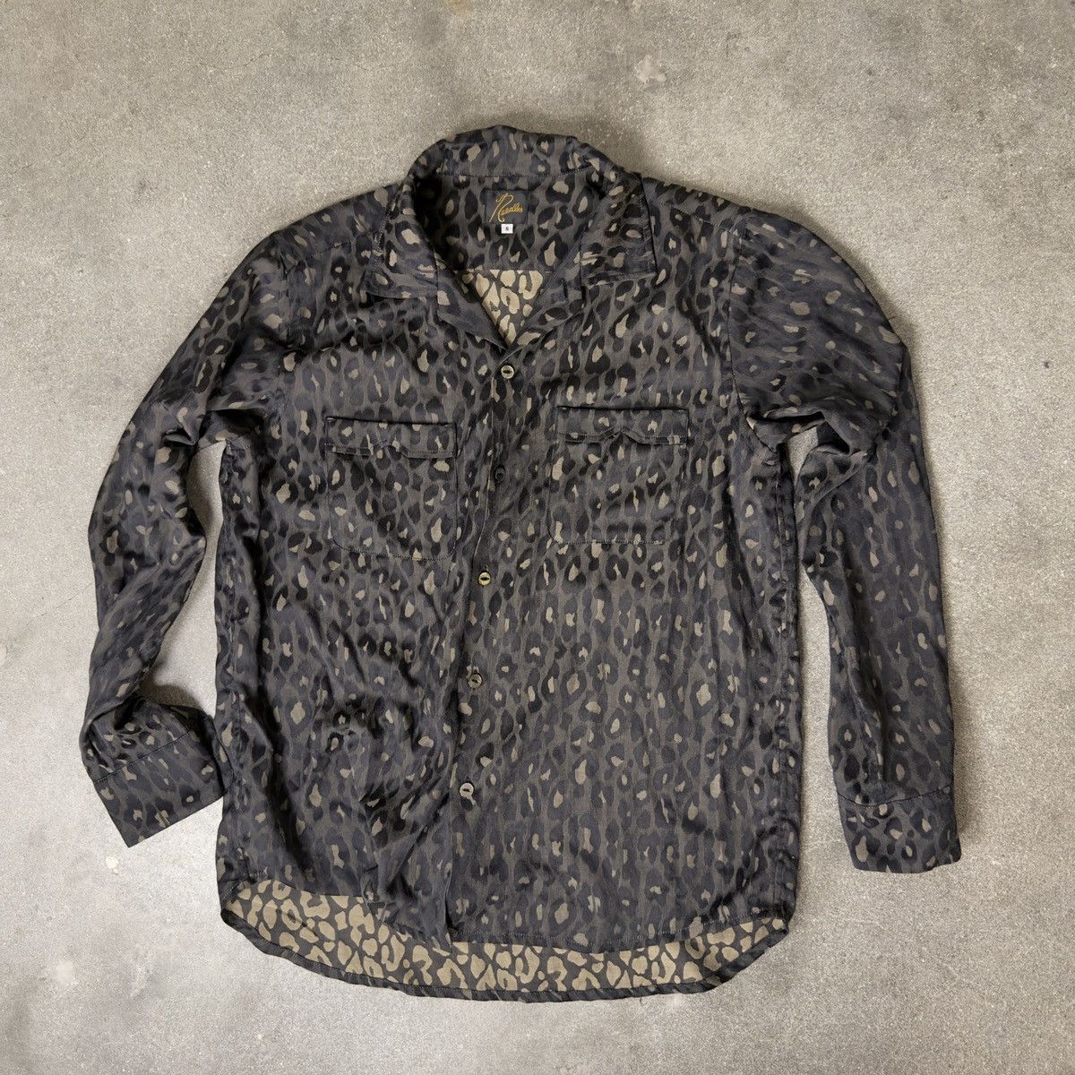 Needles Needles One-Up Shirt “Leopard” Made in Japan – S Size US S / EU 44-46 / 1 - 1 Thumbnail