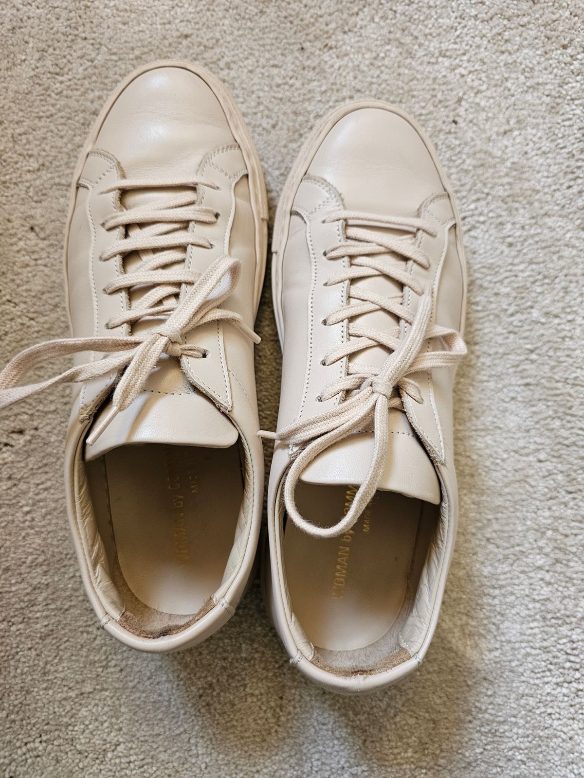 Common Projects Common Projects Original Achilles Rose Beige Sneakers Size US 7.5 / IT 37.5 - 7 Thumbnail