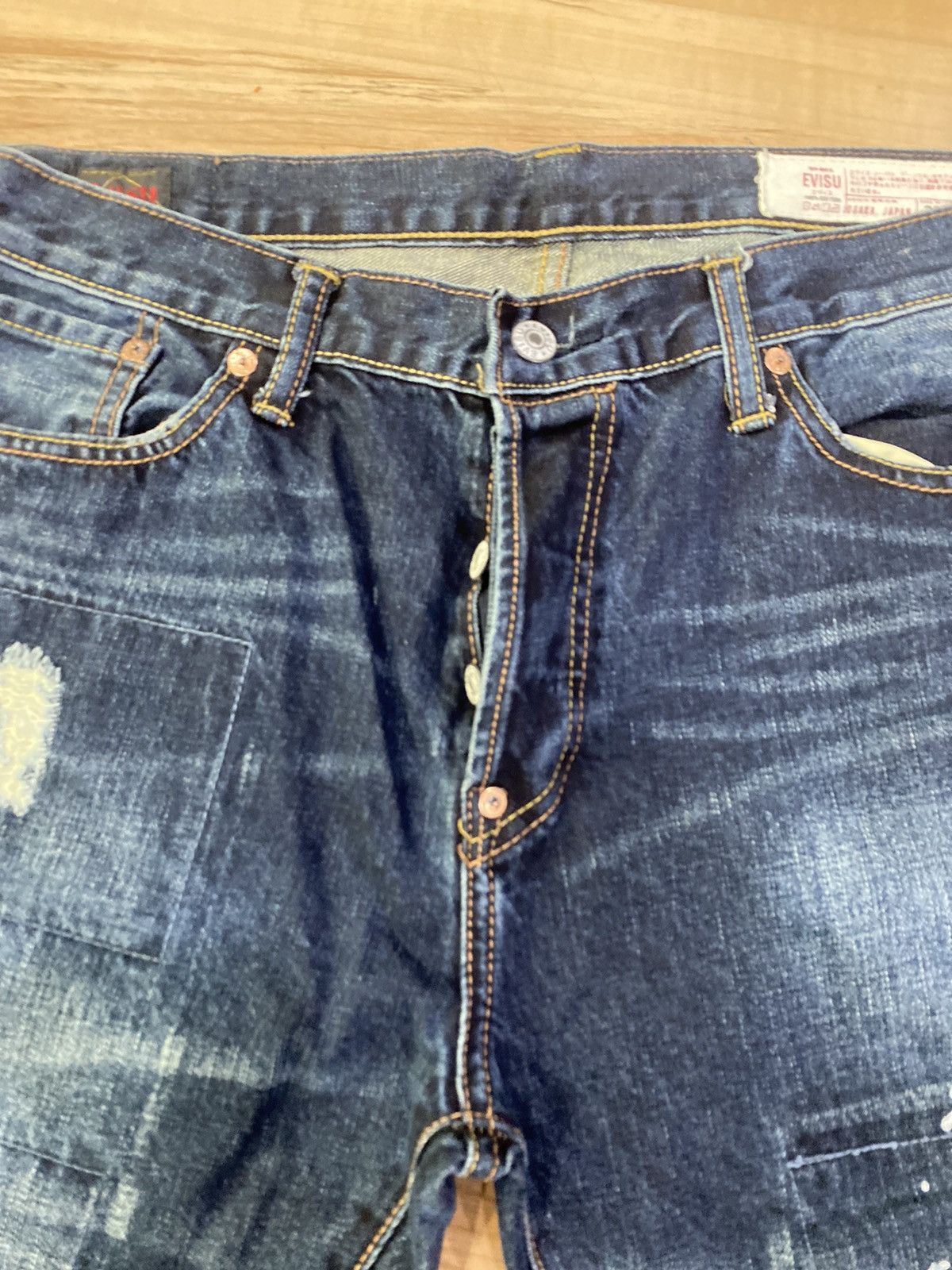 Evisu × Japanese Brand Vintage evisu jeans Size US 36 / EU 52 - 8 Thumbnail