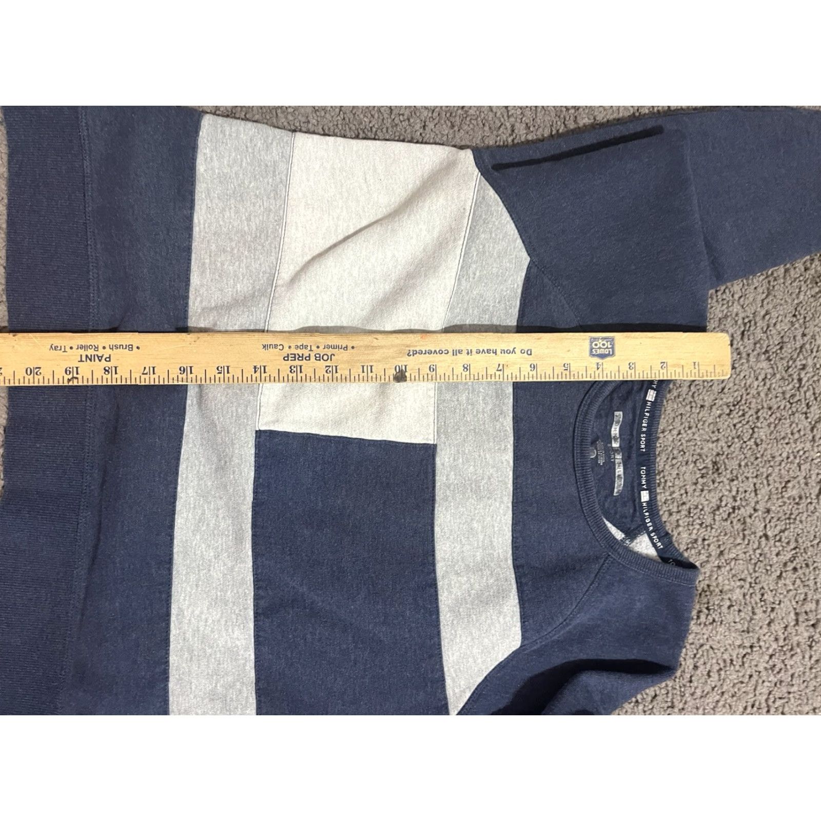 Tommy Hilfiger Tommy Hilfiger Sport Sweater Womens Small Petite Blue Gray White Long Sleeve Size S / US 4 / IT 40 - 6 Thumbnail