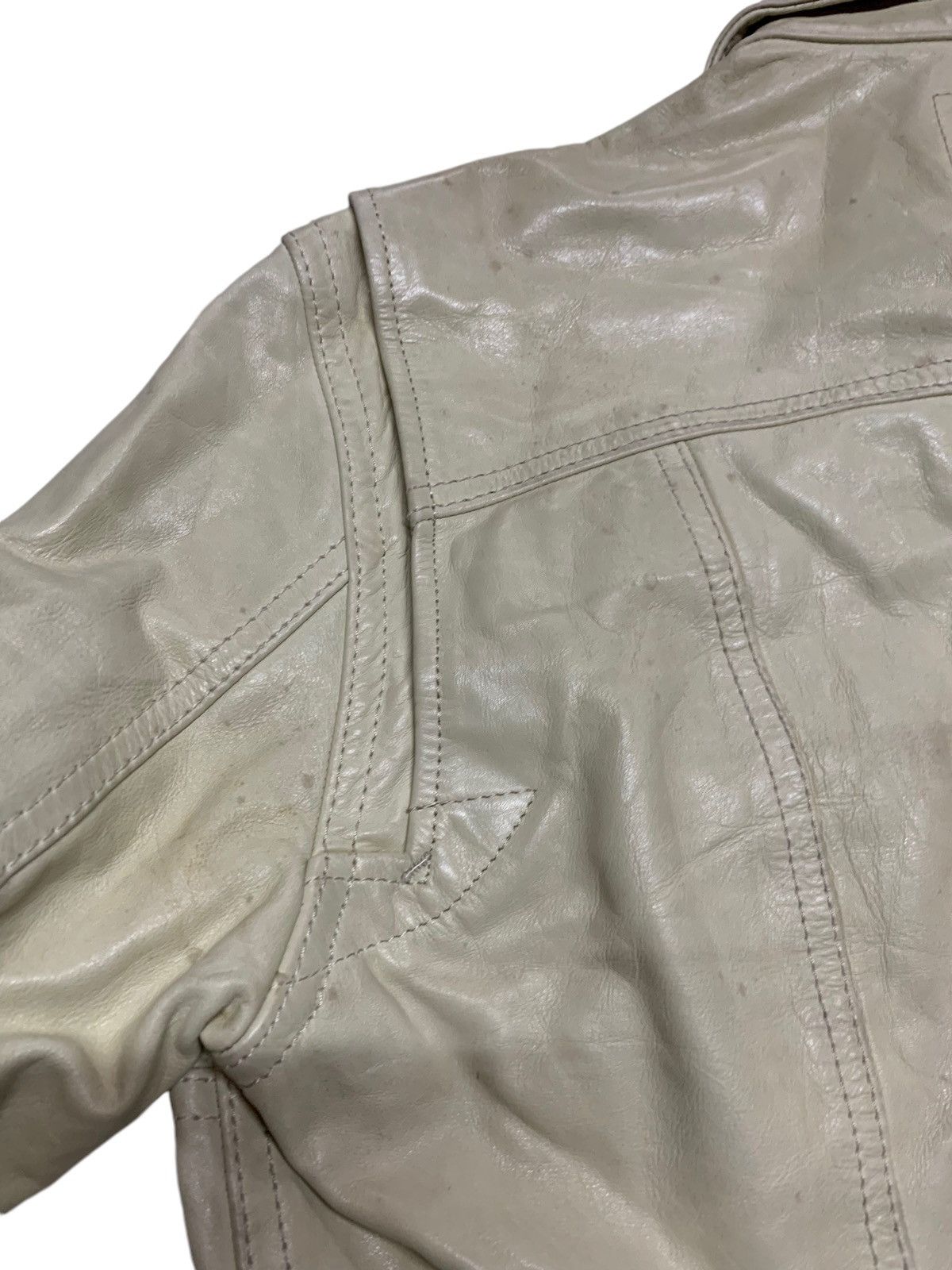 Vintage WRANGLER VINTAGE LEATHER JACKET Size US M / EU 48-50 / 2 - 5 Thumbnail