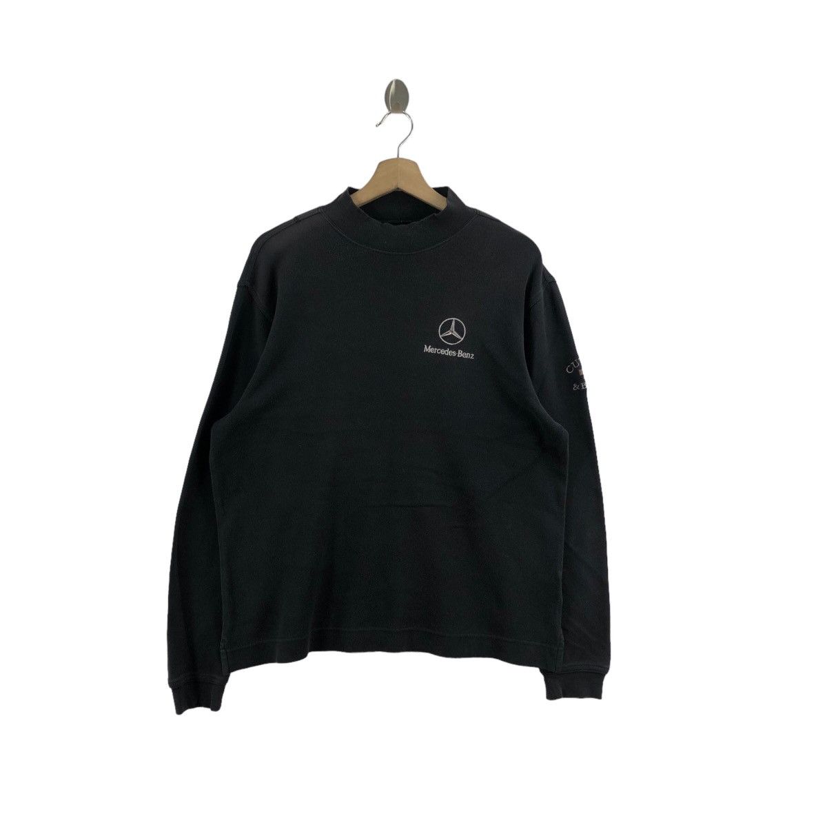 Mercedes-Benz × Vintage Pick!! Vtg MERCEDES BENZ By Cutter&Buck Long Sleeve Tshirt Size US S / EU 44-46 / 1 - 1 Thumbnail