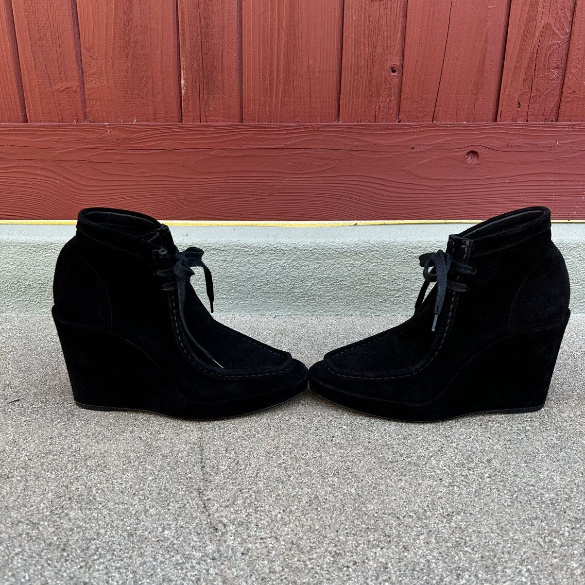 Balenciaga BALENCIAGA~Lace-Up Wallaby Platform Wedge Booties~7.5/8/38 Size US 8 / IT 38 - 7 Thumbnail