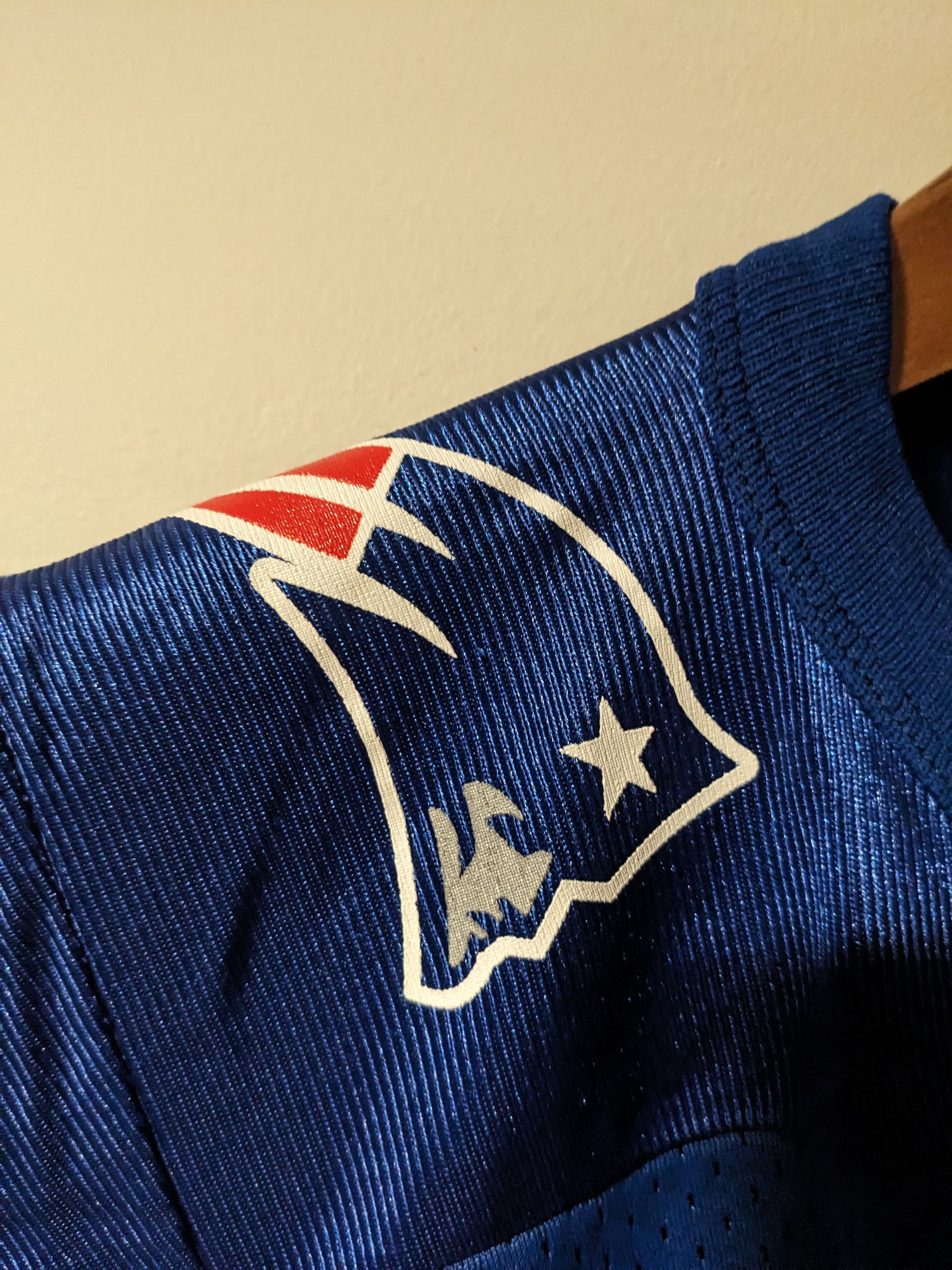 Champion × NFL × Vintage Vintage 90s New England Patriots Bledsoe Youth Large Jersey Size US L / EU 52-54 / 3 - 8 Thumbnail