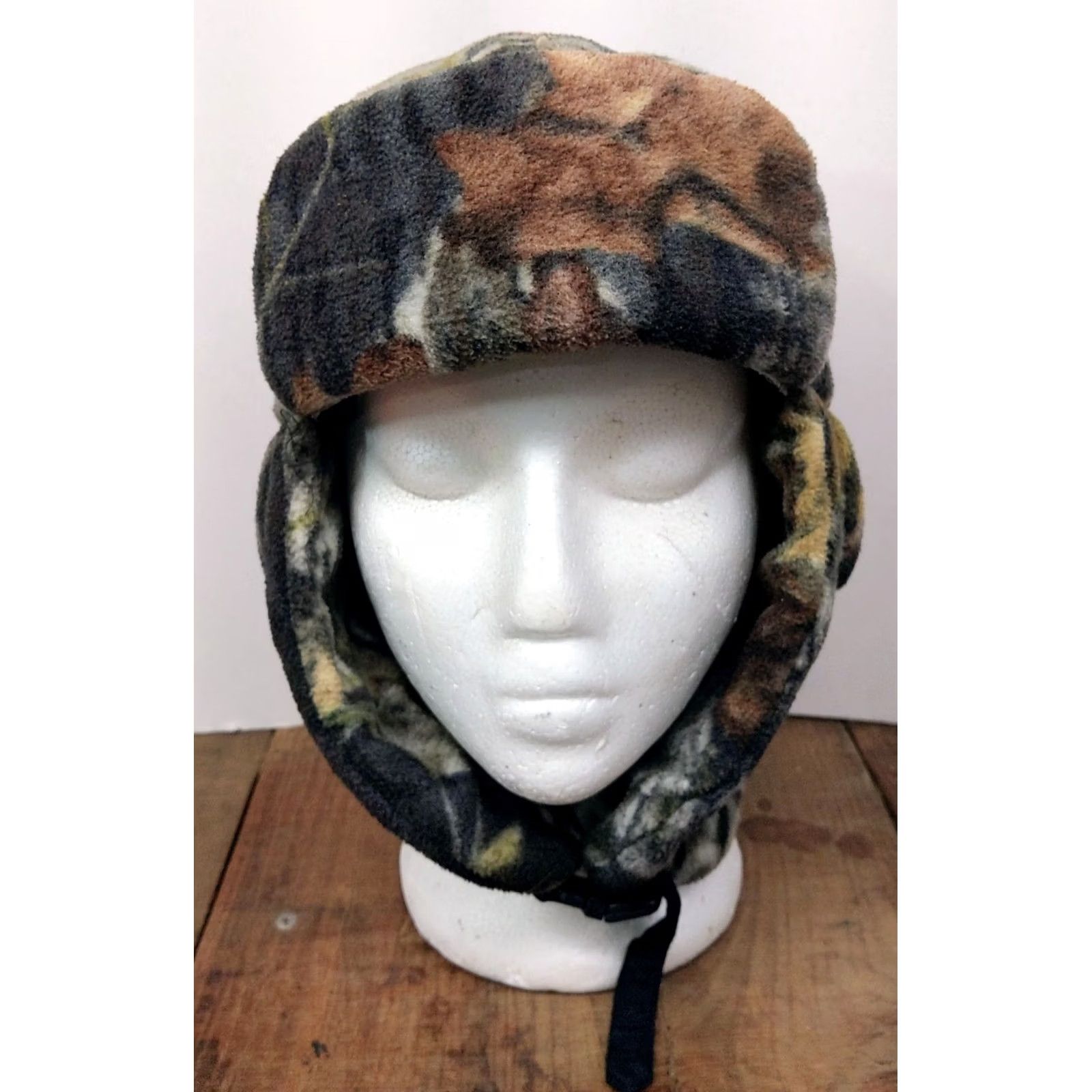 Vintage VINTAGE Mad Bomber Trapper Hat Camo Aviator Insulated Ear Flap Large Men Size ONE SIZE - 2 Thumbnail