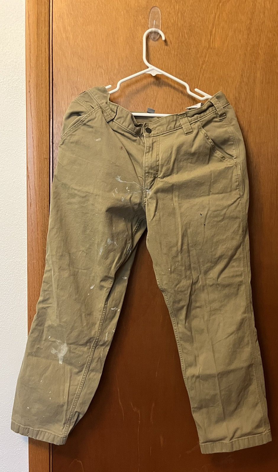 Carhartt × Vintage Vintage Khaki Carhartt Relaxed Fit Work Pants Size US 35 - 8 Thumbnail