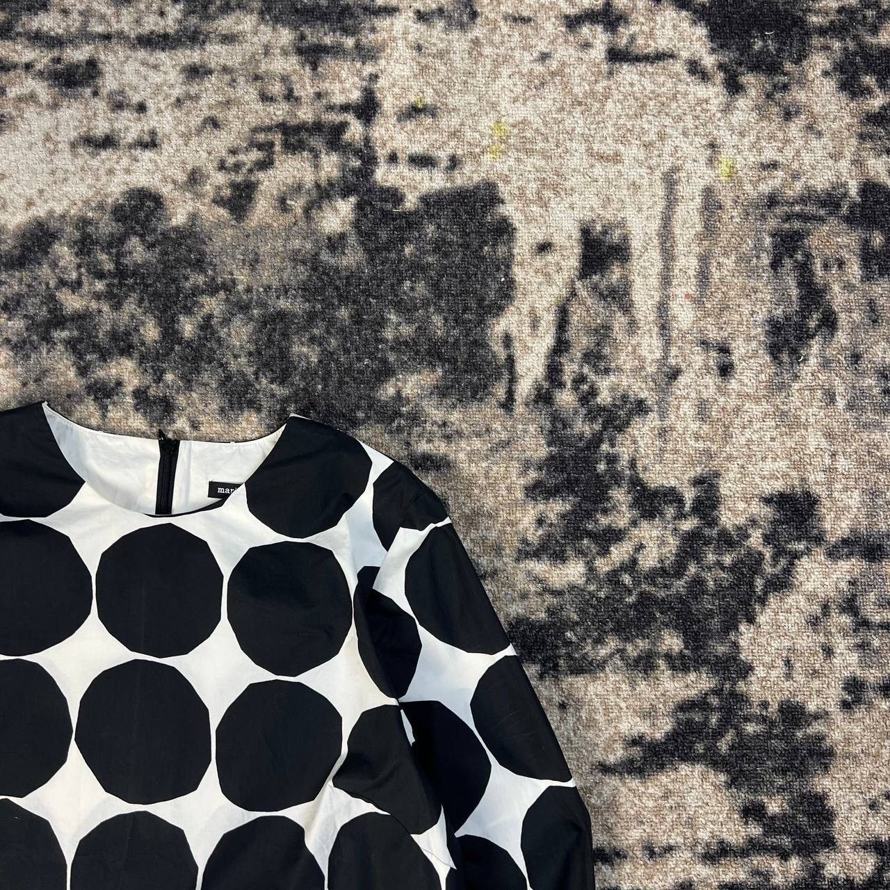 Marimekko Marimekko Luxury Y2K Allover Dotted Blouse Size M / US 6-8 / IT 42-44 - 2 Thumbnail