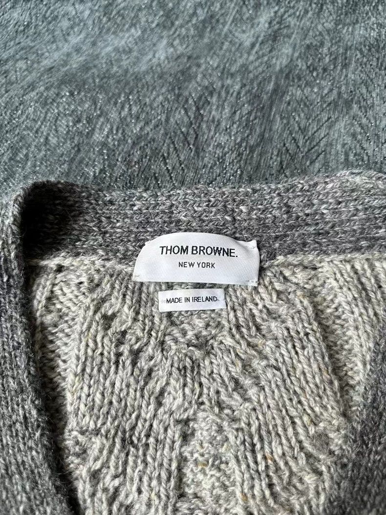 Thom Browne Thom Browne Color-blocked cardigan jacket 2505-Nextarrow Size US L / EU 52-54 / 3 - 3 Thumbnail