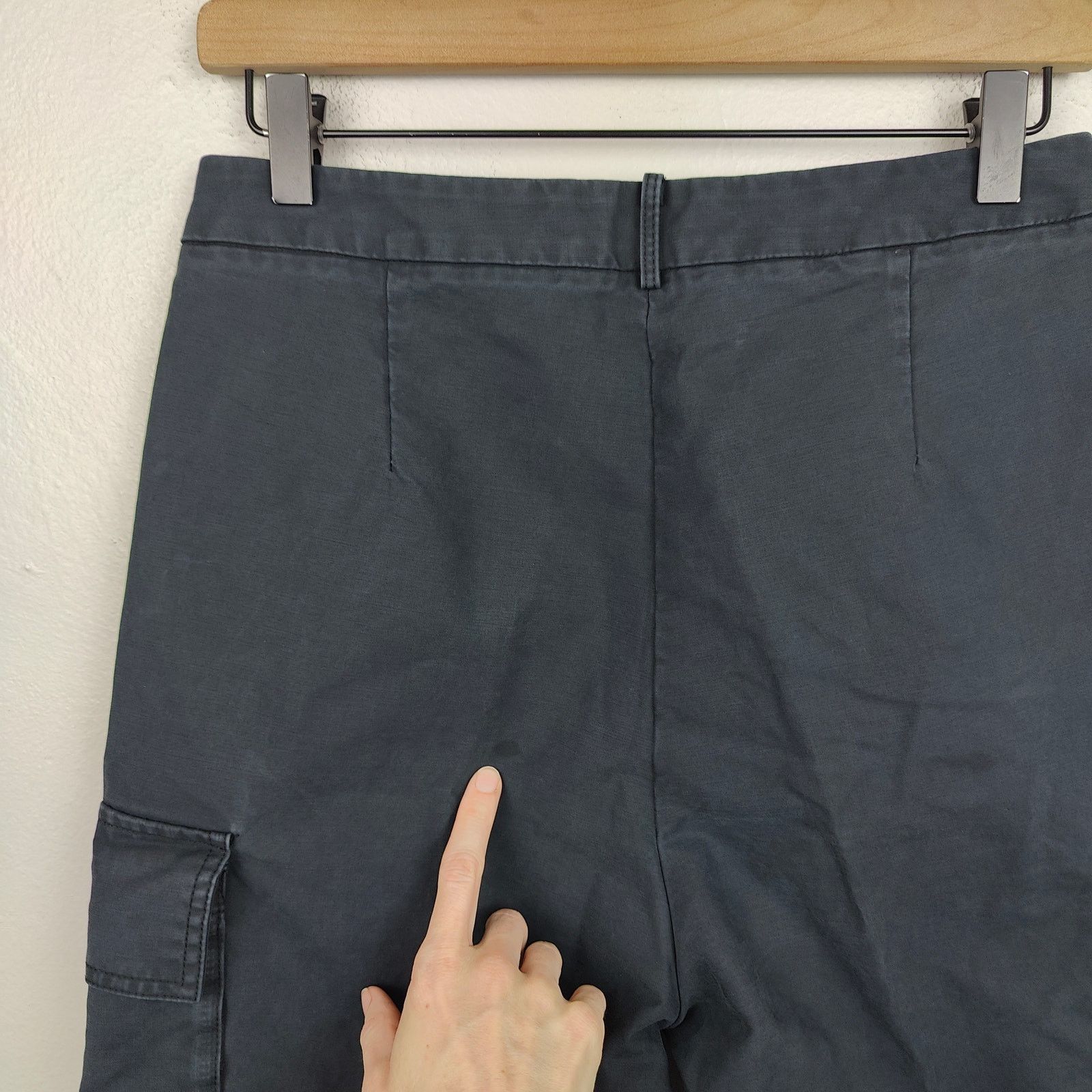 Other The Frankie Shop Gia Cargo Pants Womens Medium Navy Blue Size 30" / US 8 / IT 44 - 4 Thumbnail