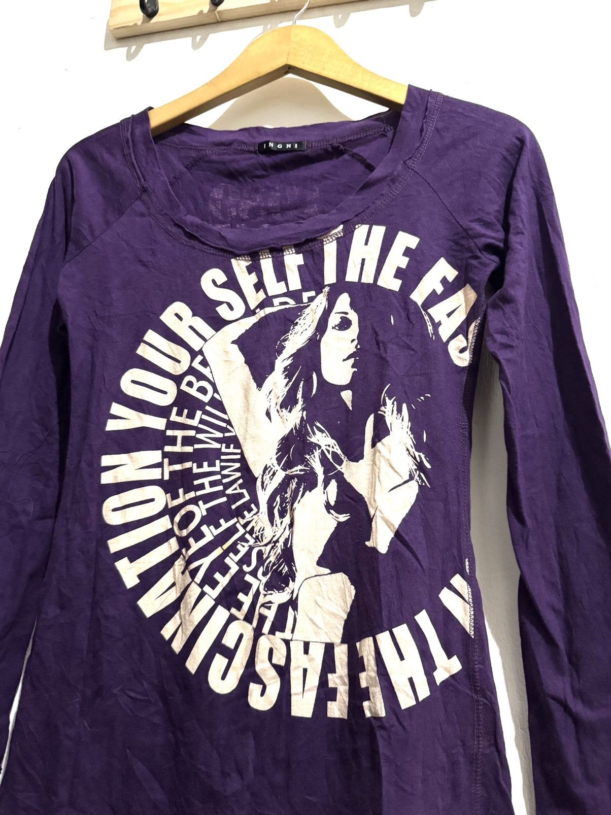 Hysteric Glamour × If Six Was Nine × Japanese Brand Y2k Ingni "hysteric style" ifsixwasnine longsleeve Size M / US 6-8 / IT 42-44 - 2 Thumbnail