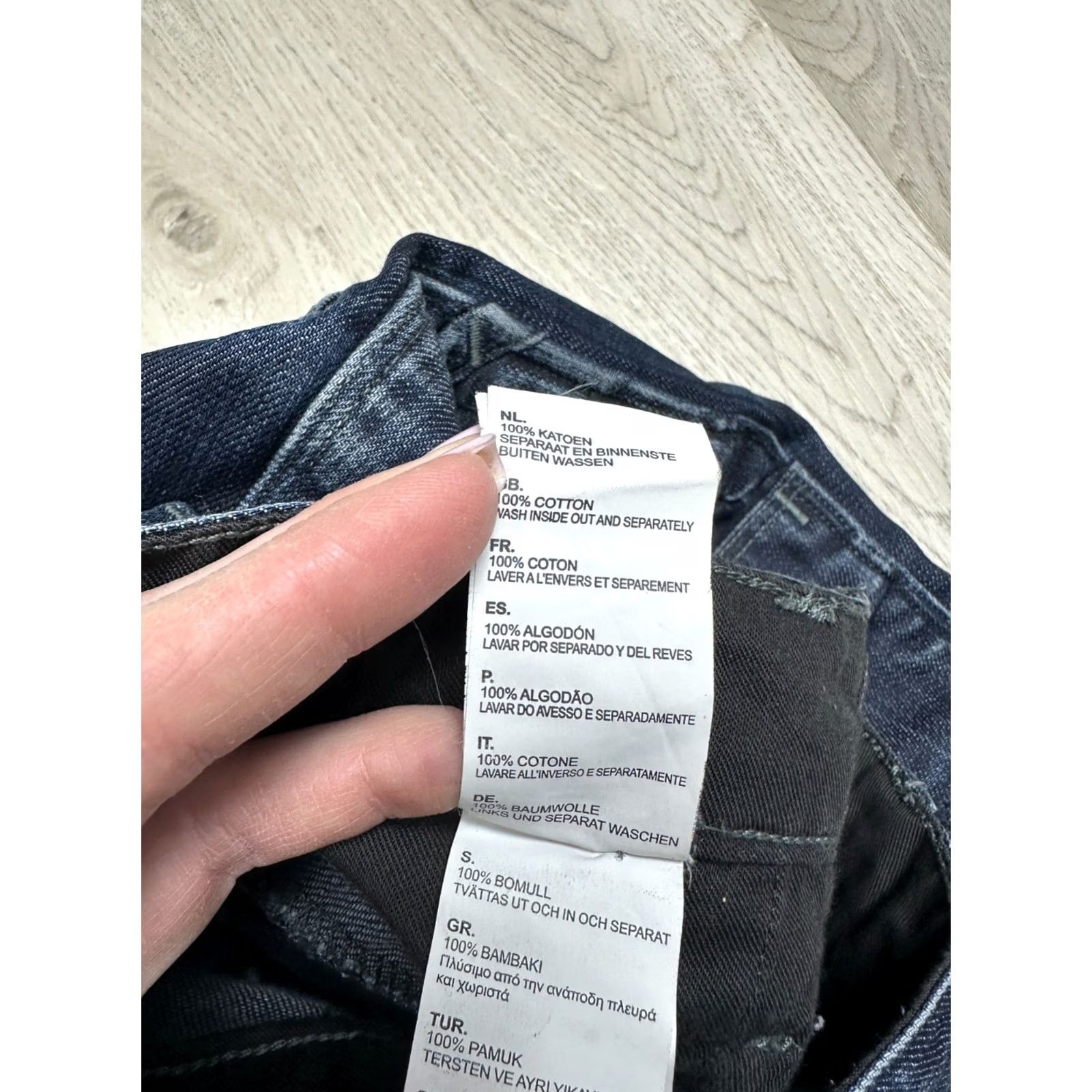 G-Star G-Star Raw Mens Weston Battle Elwood Denim Jeans Double Knee Size 30 Blue Cotton Denim Straight Mens 30 Size US 30 / EU 46 - 5 Thumbnail