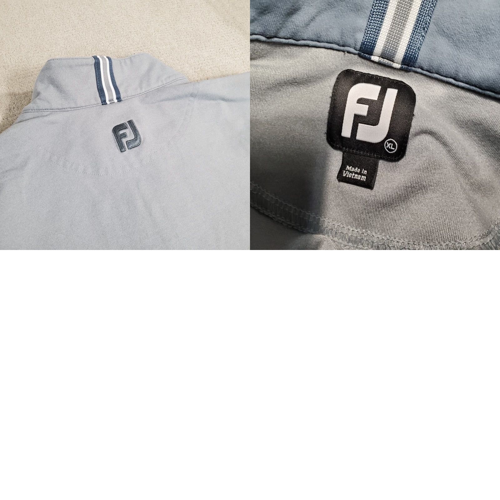 Footjoy FootJoy 1/4 Zip Pullover Mens XL Gray Shirt Jacket Performance Stretch Size US XL / EU 56 / 4 - 8 Thumbnail