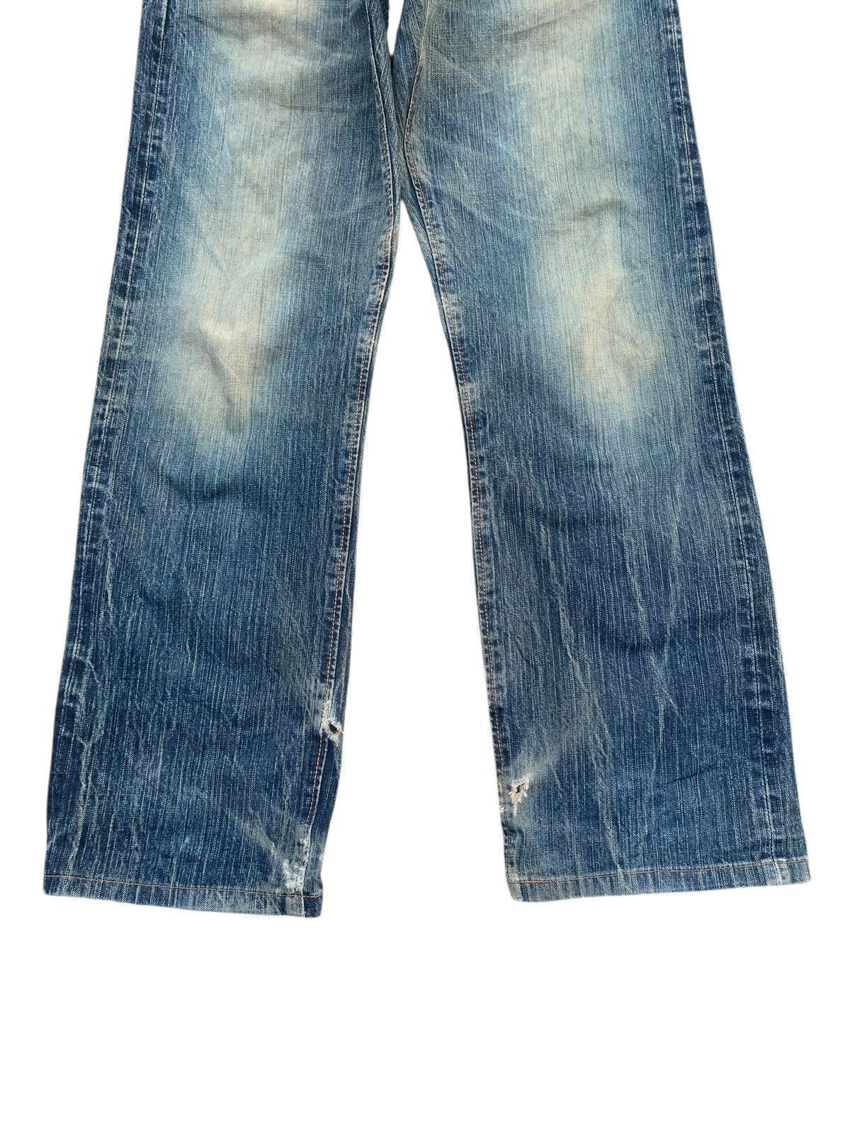 Edwin VINTAGE EDWIN 505z SELVEDGE FADED&RUSTY DISTRESSED DENIM Size US 30 / EU 46 - 7 Thumbnail