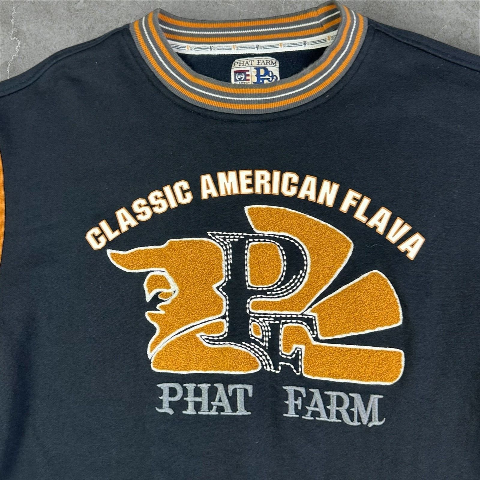 Phat Farm Phat Farm Classic American Flava Crewneck Pullover - XL Size US XL / EU 56 / 4 - 3 Thumbnail
